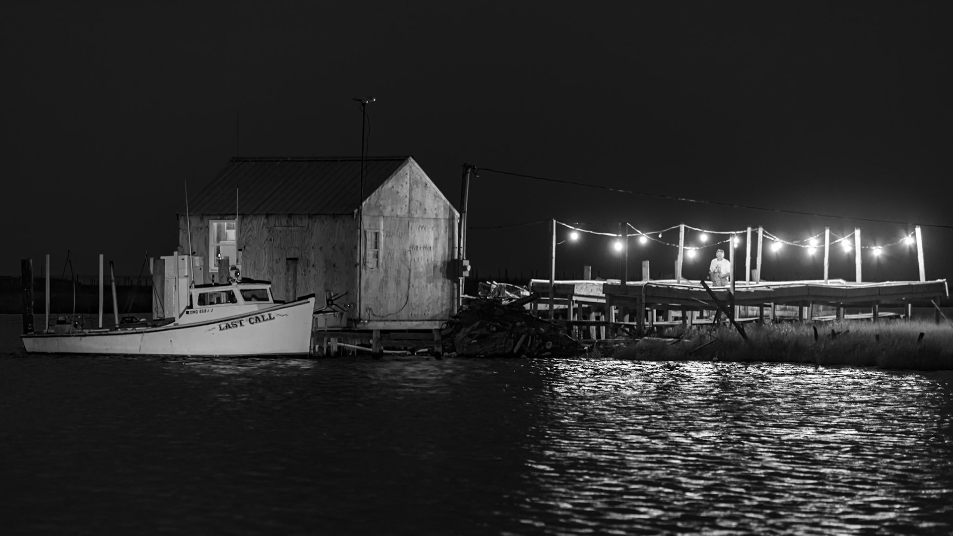 evening at the crab shack
