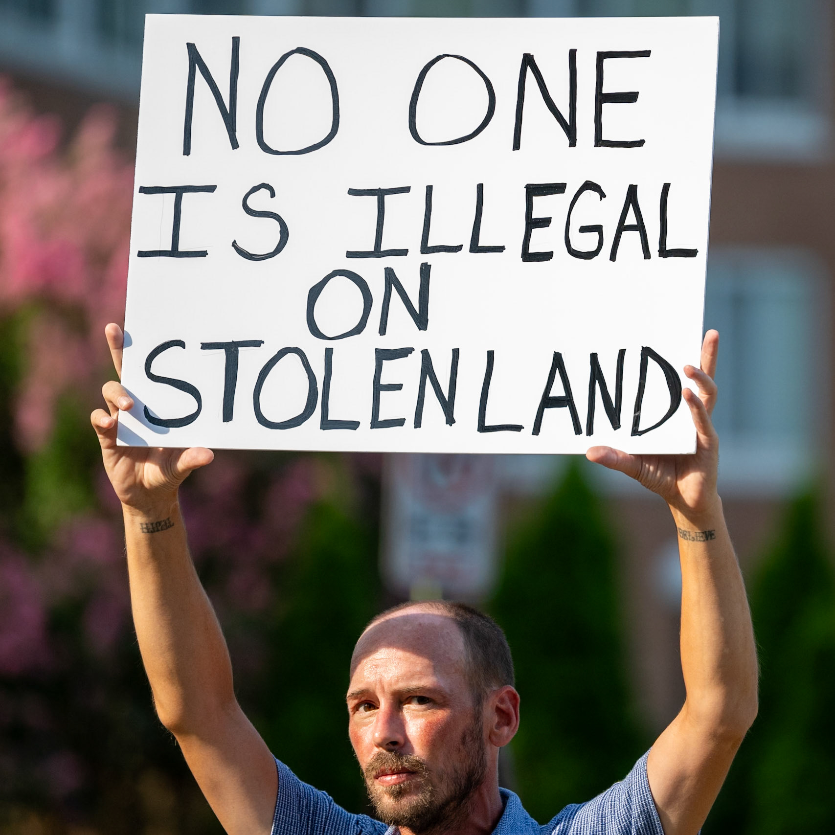 no one is illegal on stolen land