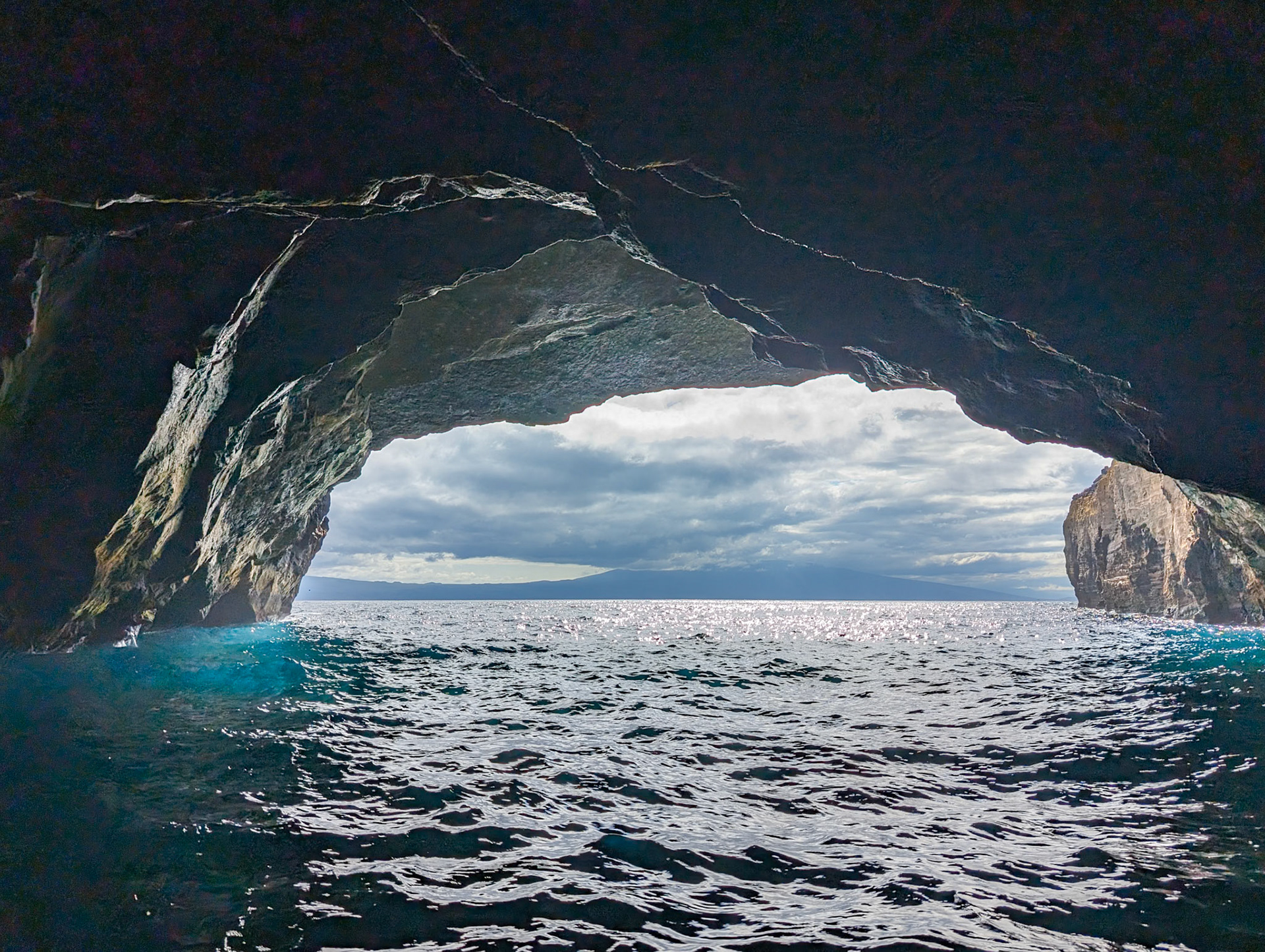 under the cave