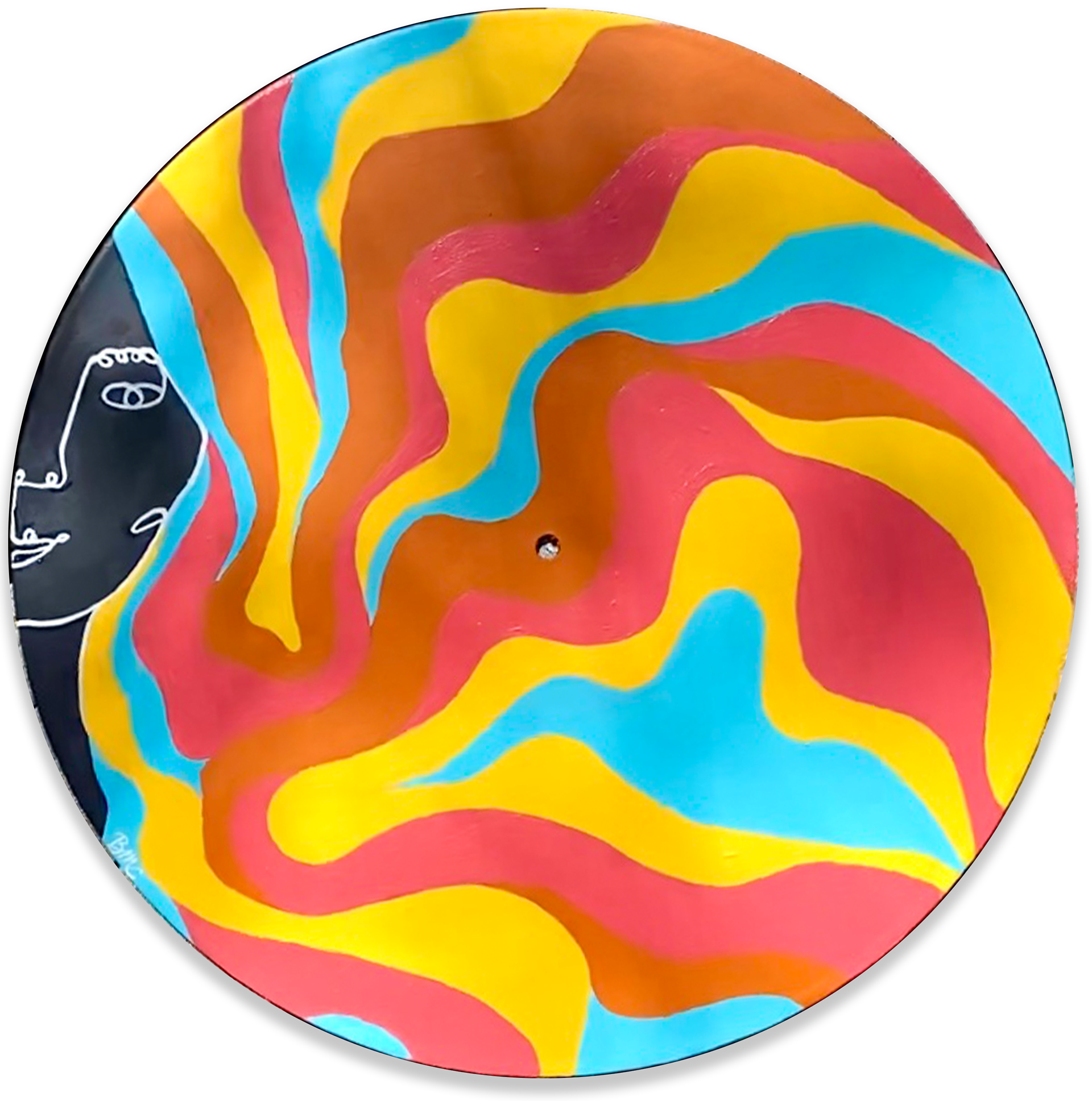 Summer of Her. Acrylic on Vinyl. 2022.
