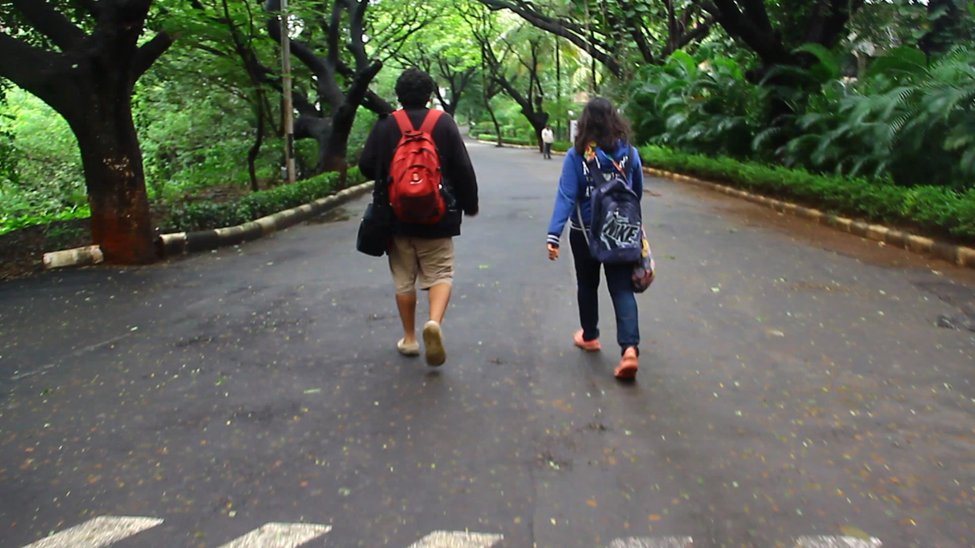 Walking towards our first shoot...