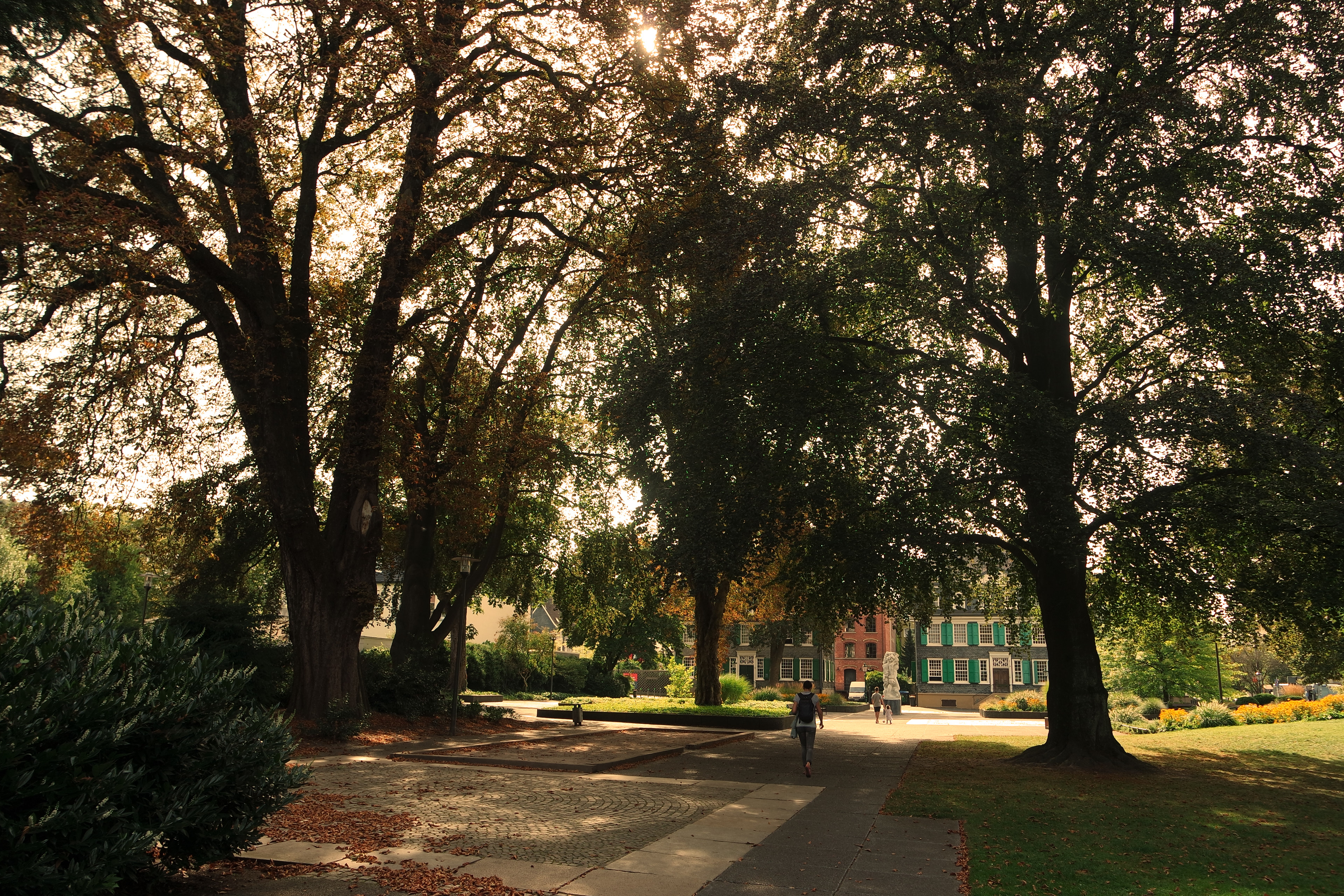 Der Engelsgarten im Herbst.
