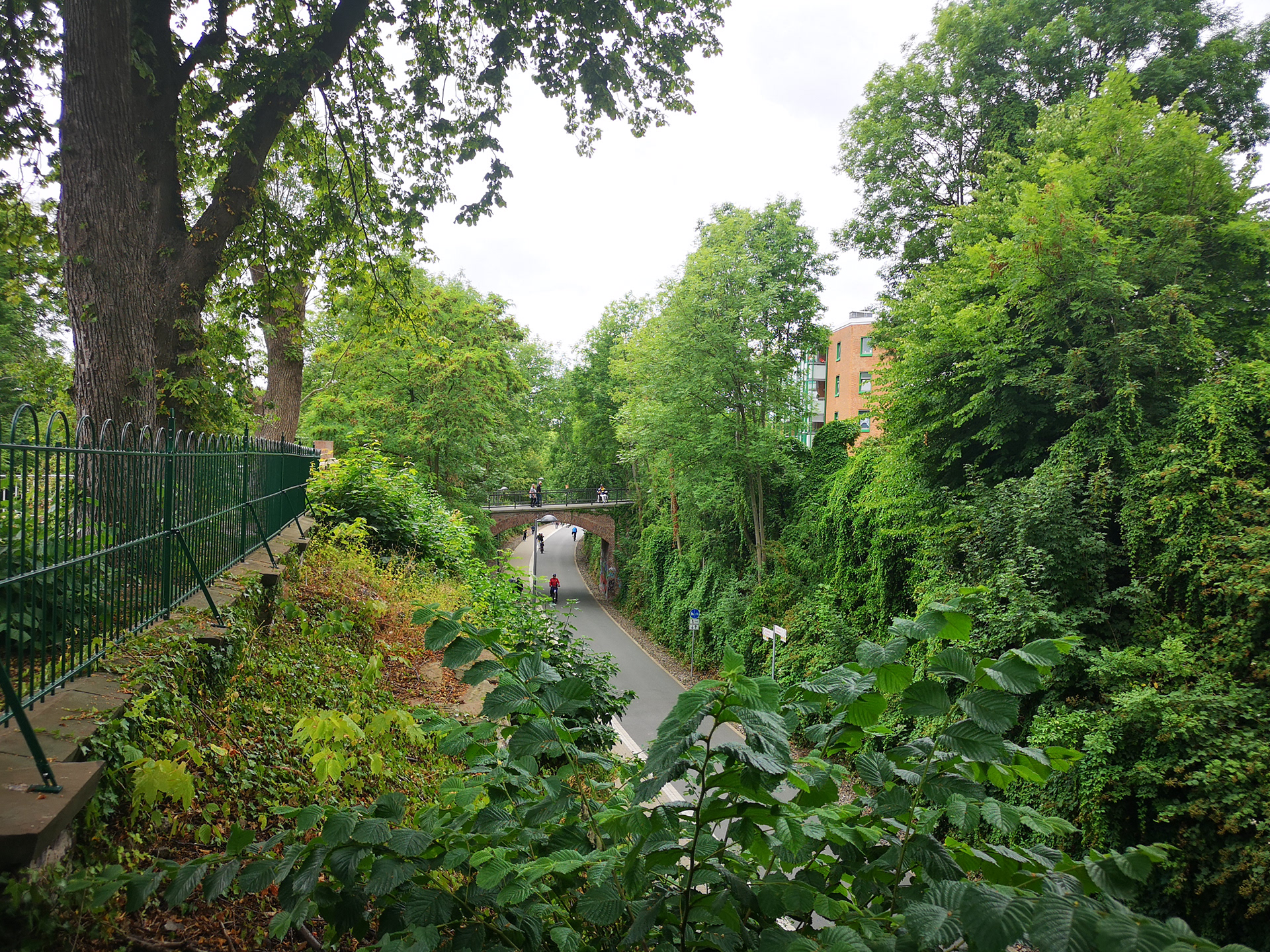 Nordbahntrasse Höhe Aussichtplattform Belvedere (Ortsteil Wichlinghausen)