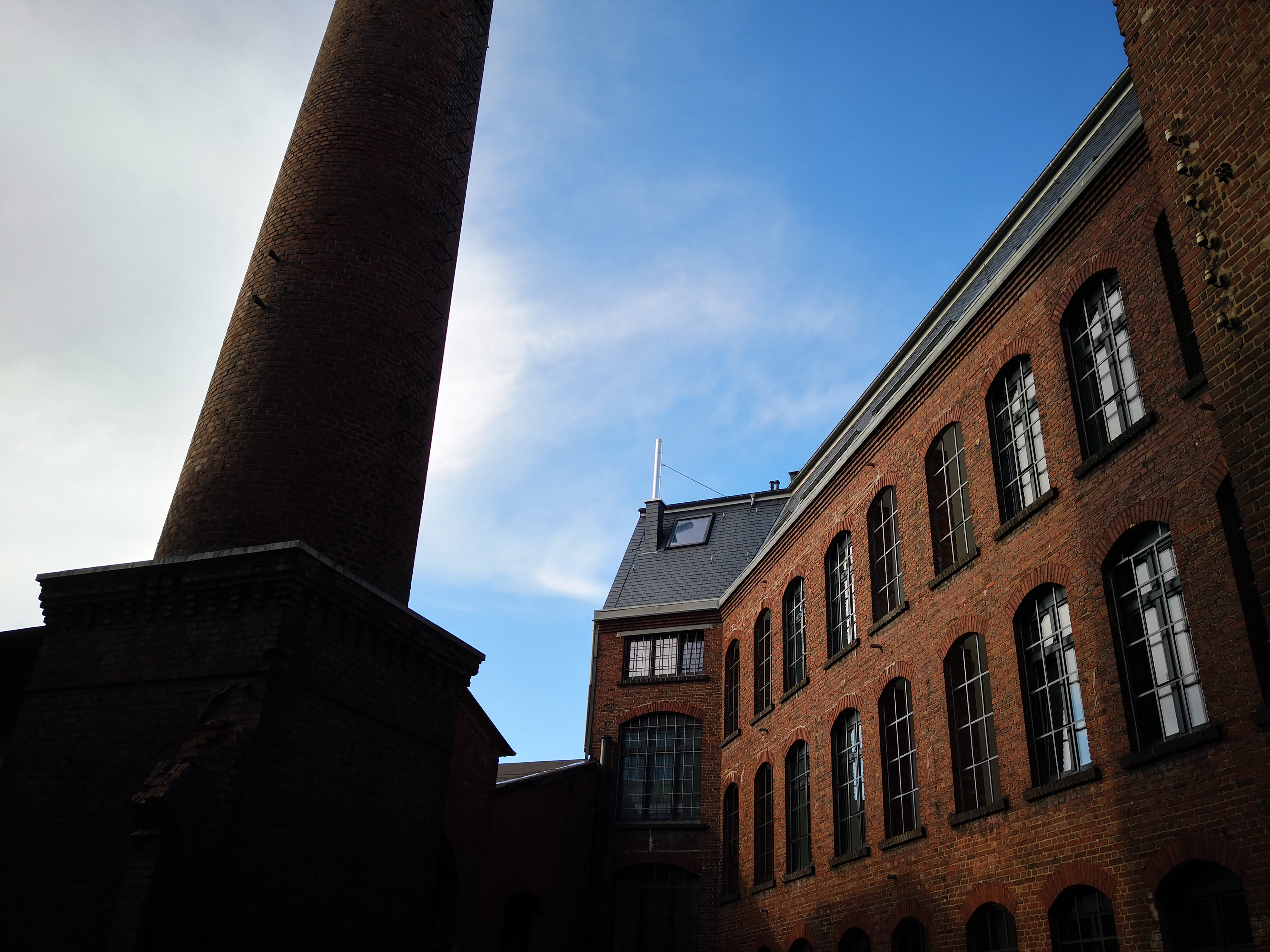 Typische Fabrikinnenhöfe der Stadt Wuppertal.