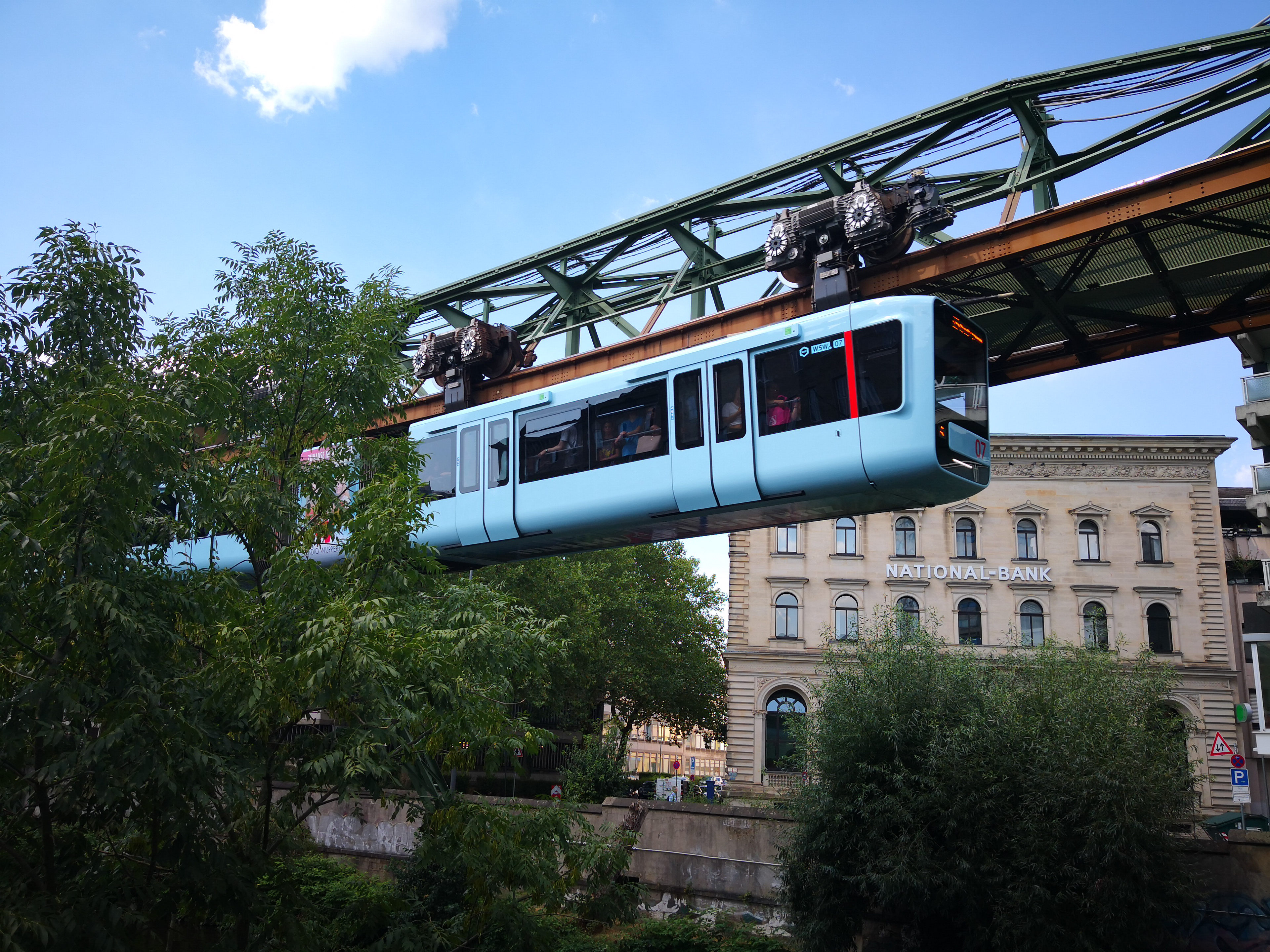 Schwebebahn an der Ohligsmühle