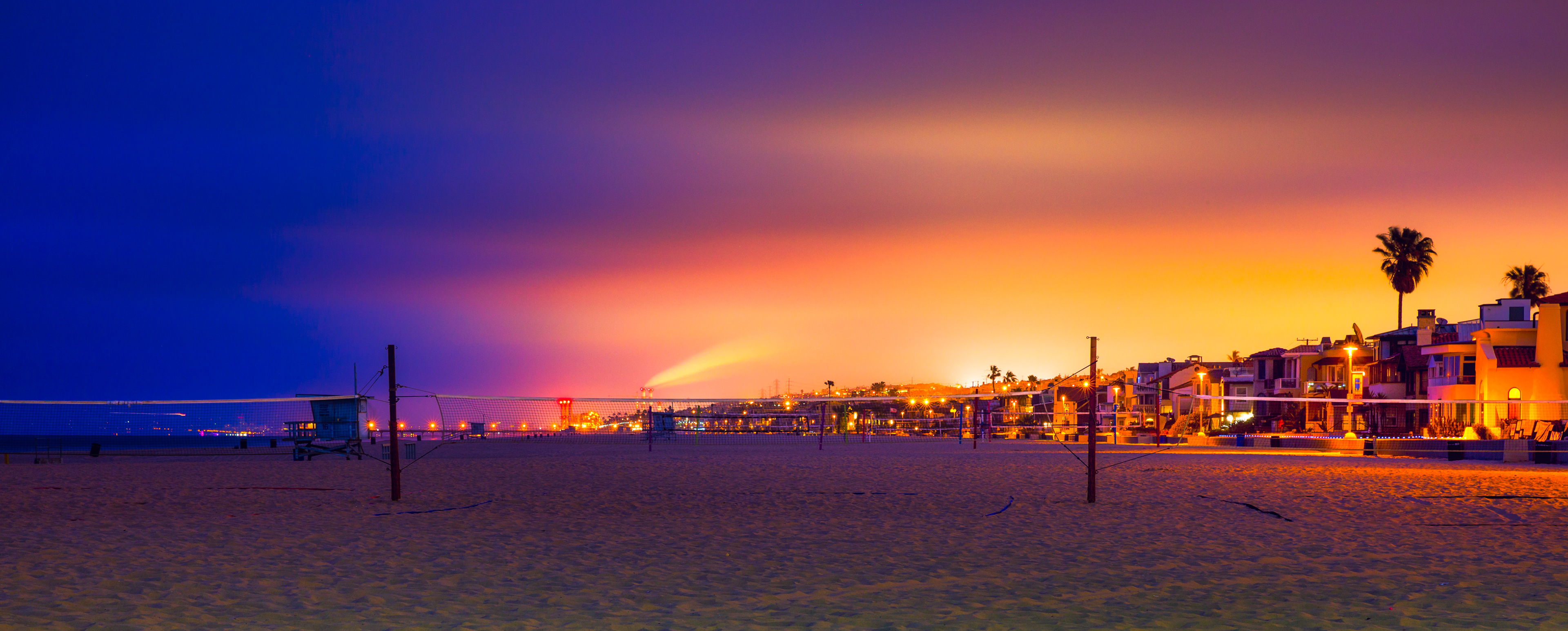 Beach Volleyball Courts, Hermosa Beach