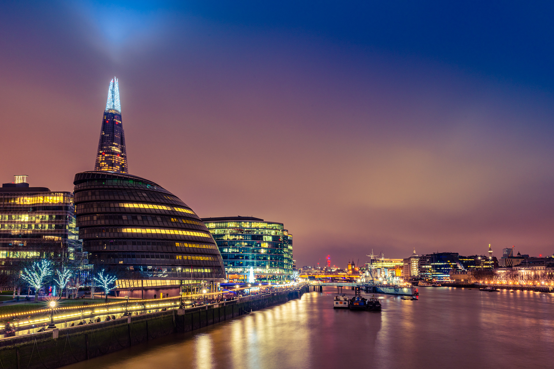 View from Tower Bridge