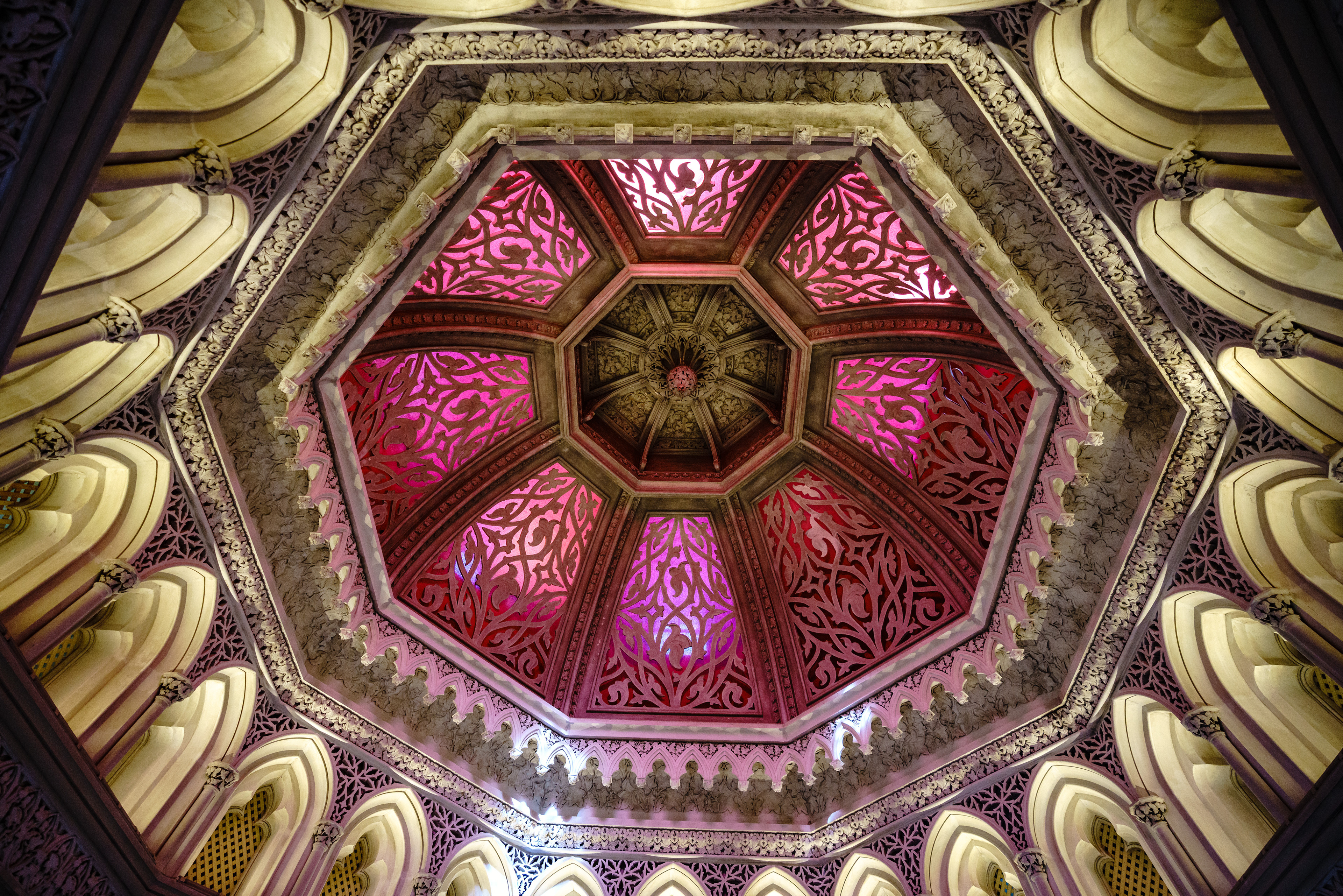 Central Atrium Ceiling, Monserrate Palace