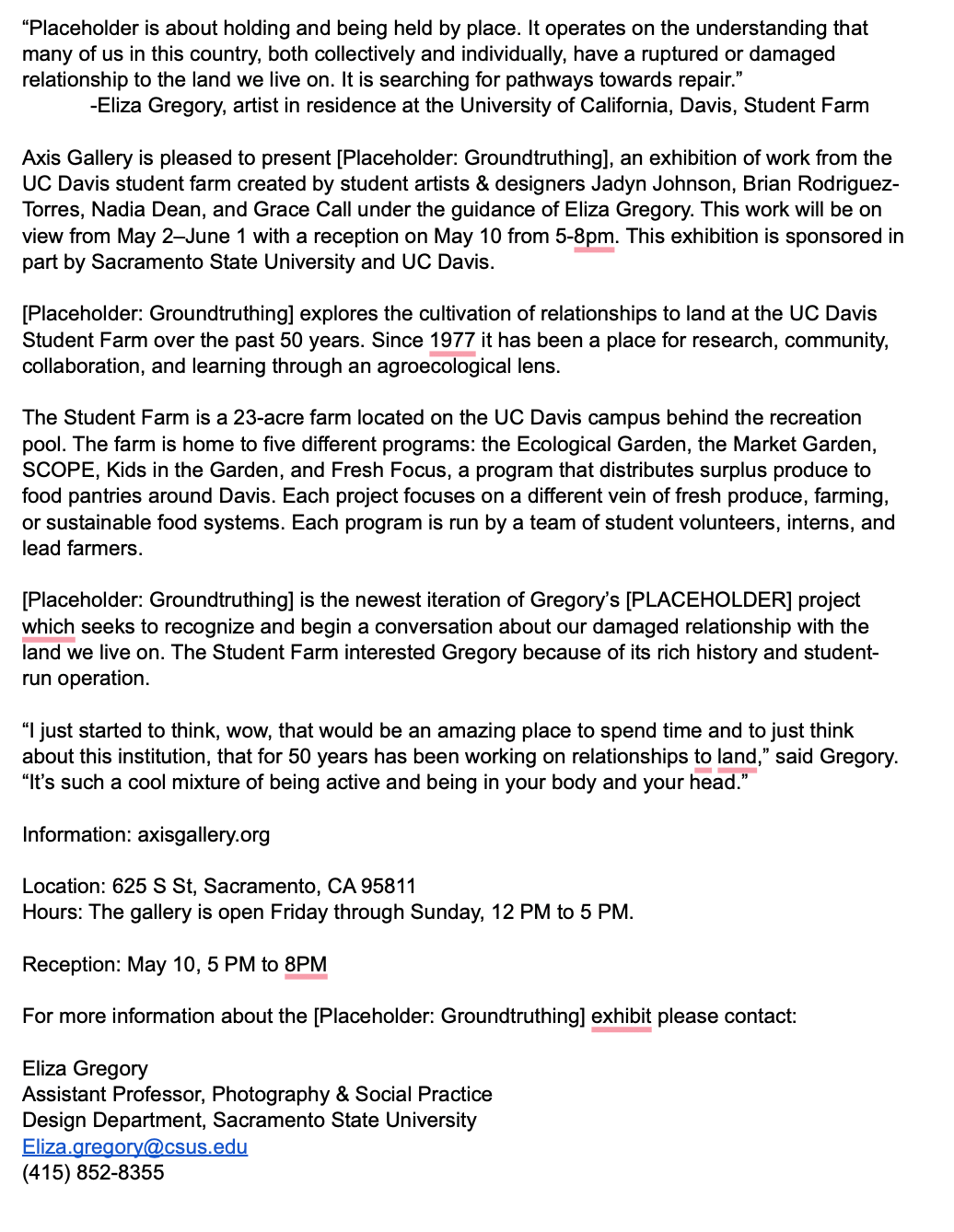 Press Release