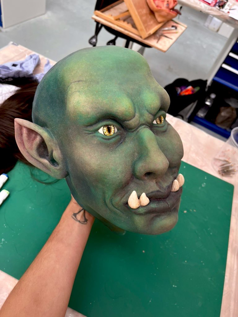 Process - Painting Silicone Head