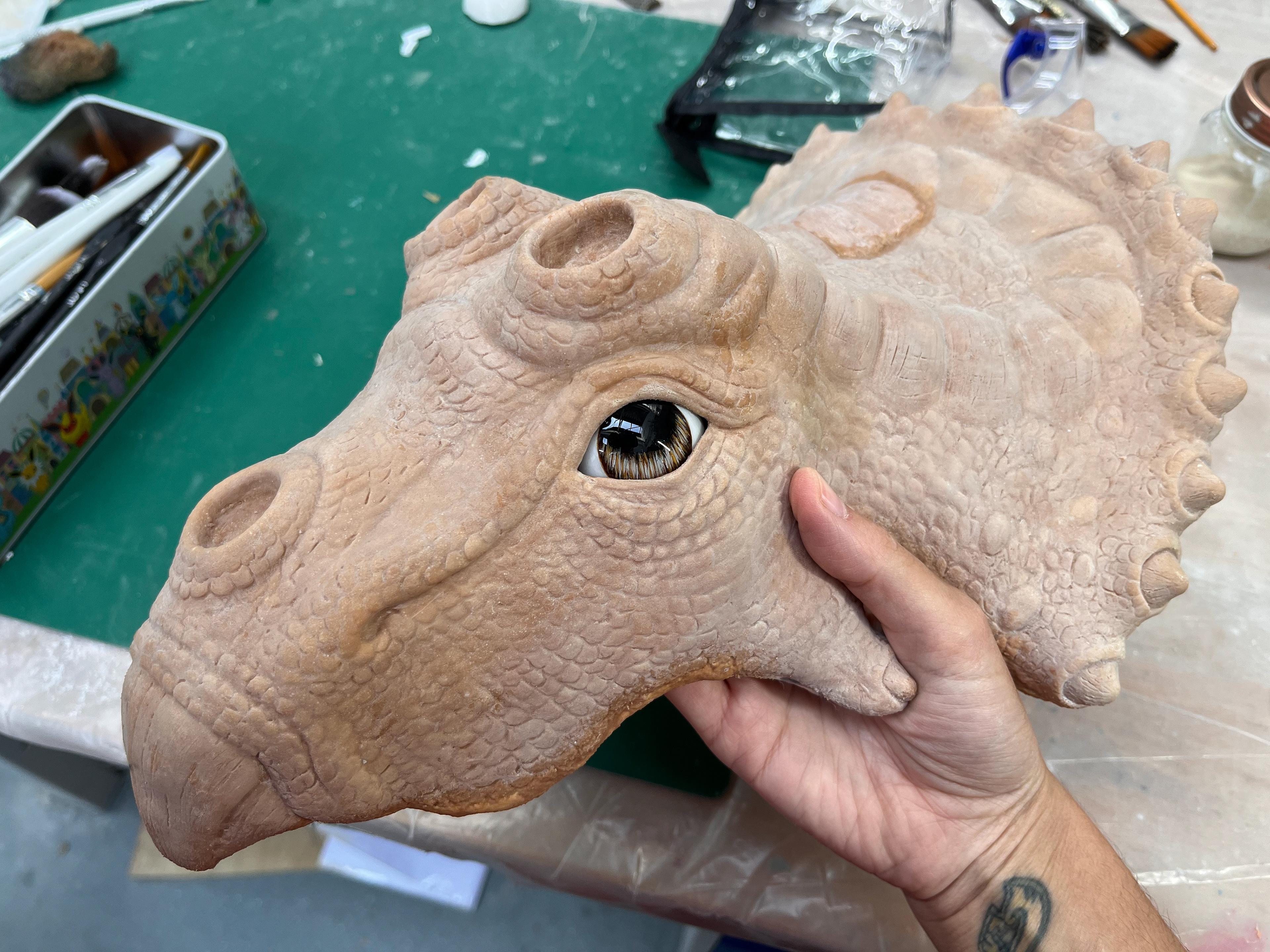 Process - Head Cast and Eye Test