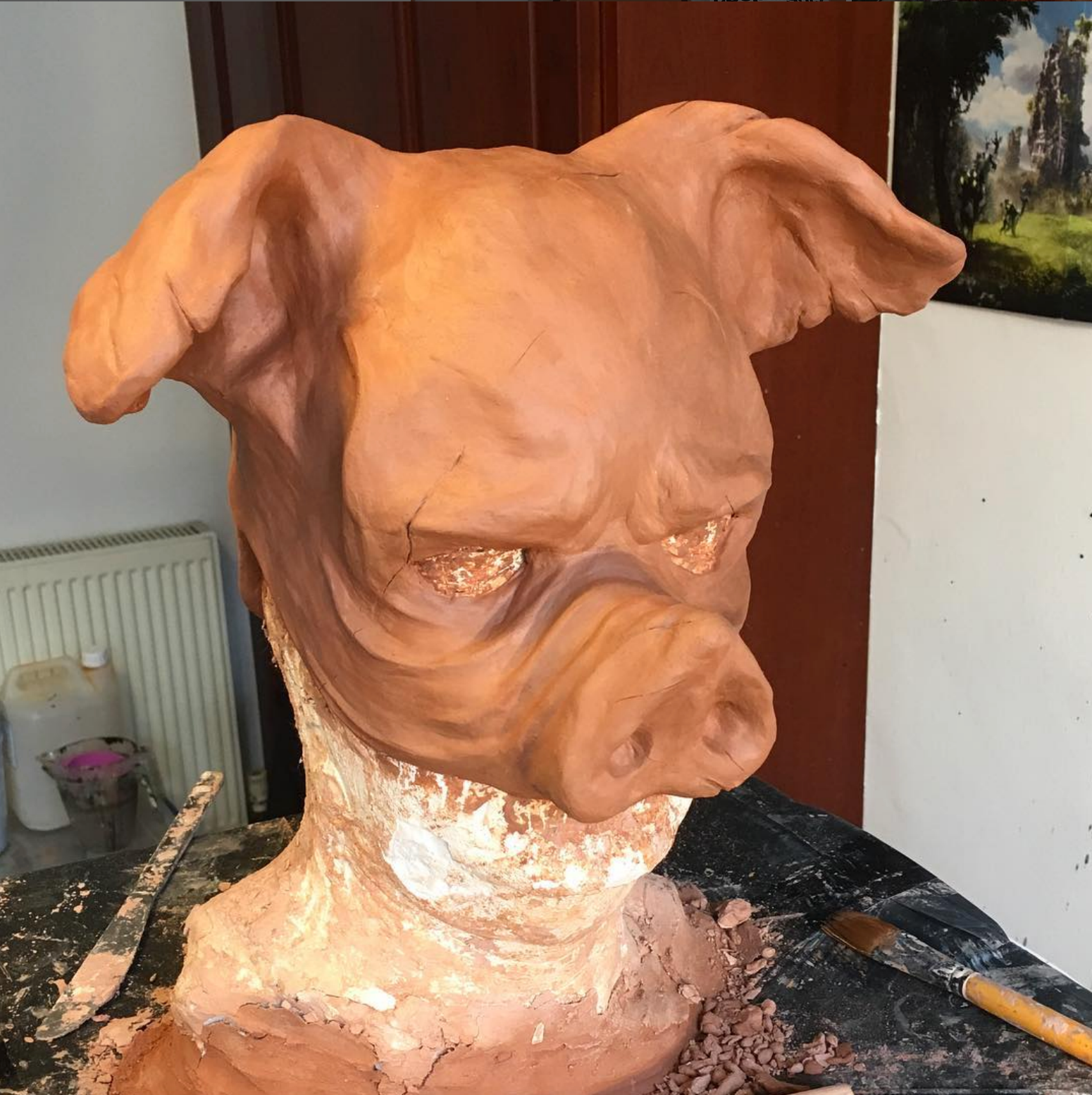 Pig Mask Sculpt