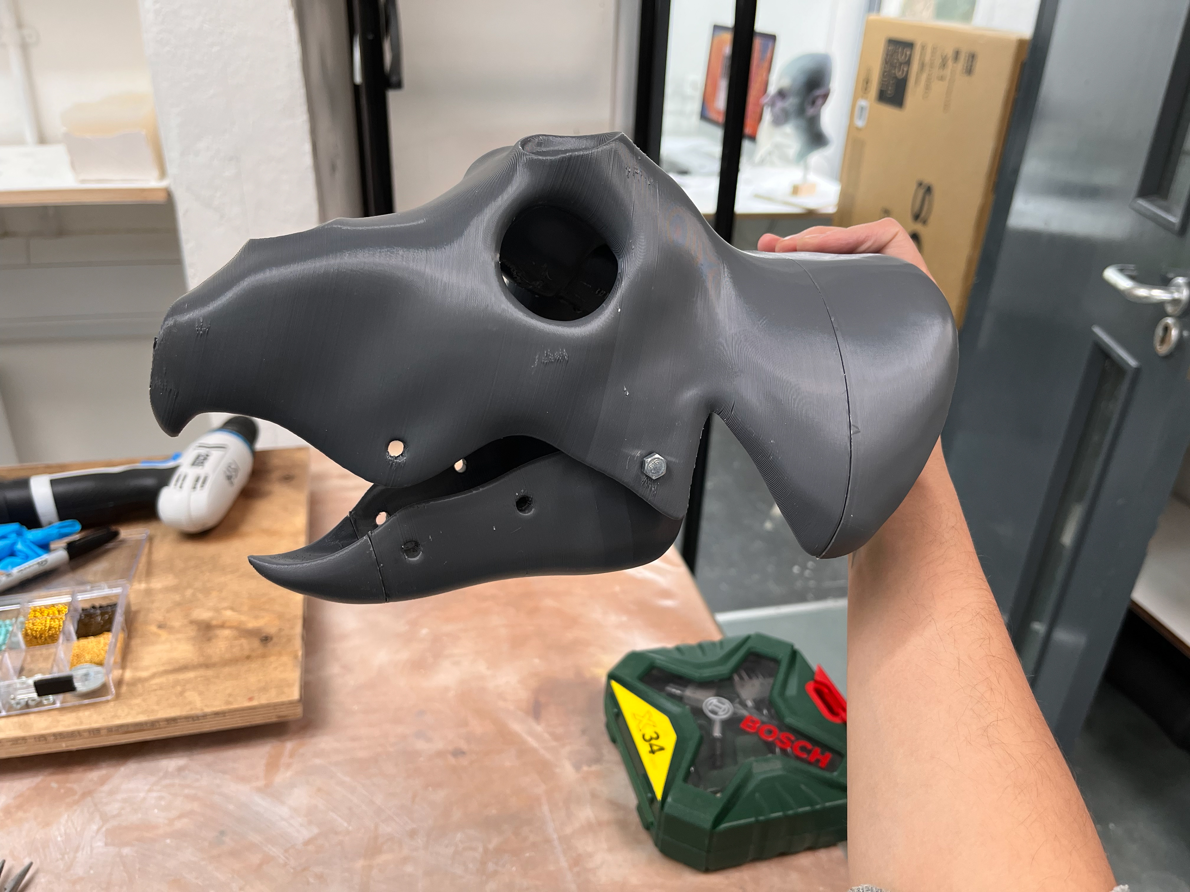 3D Printed Skull for Puppet