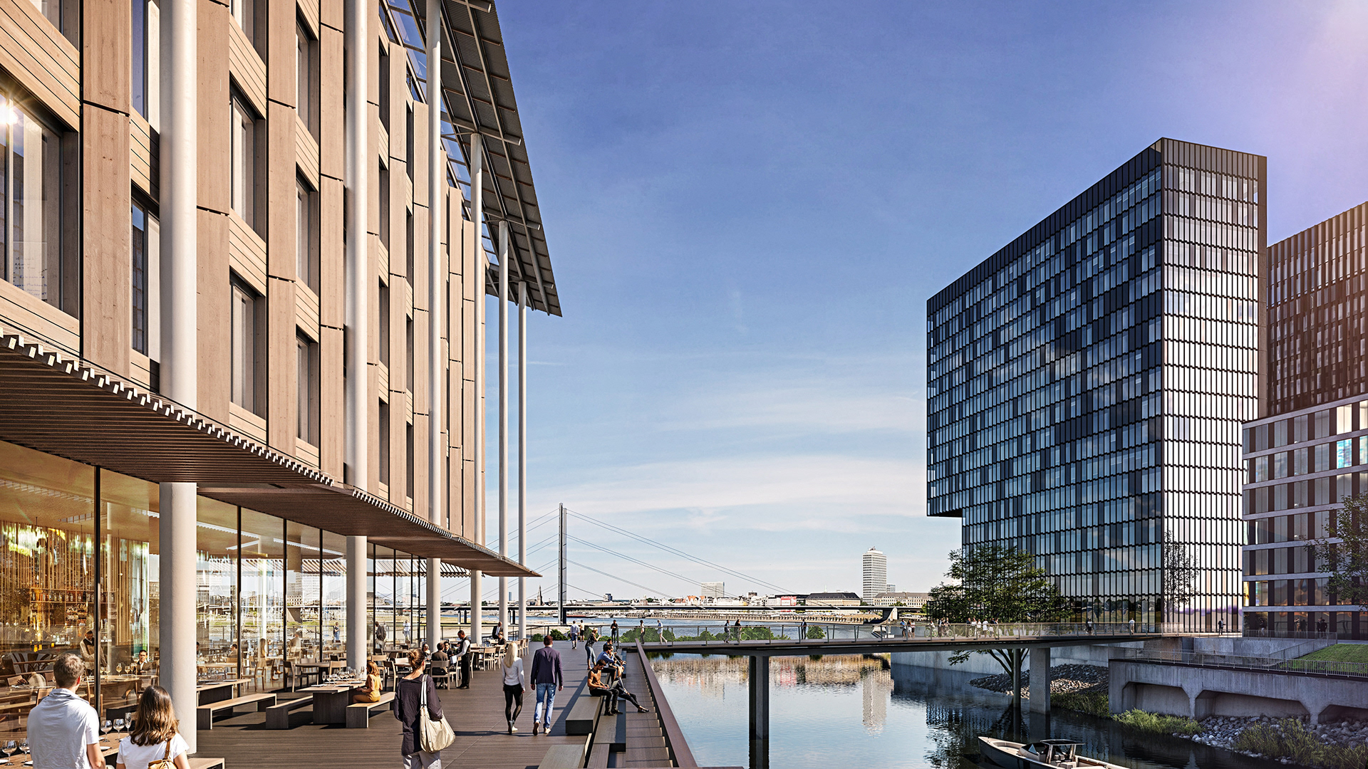 PIER ONE DÜSSELDORF  /  © CHRISTOPH INGENHOVEN