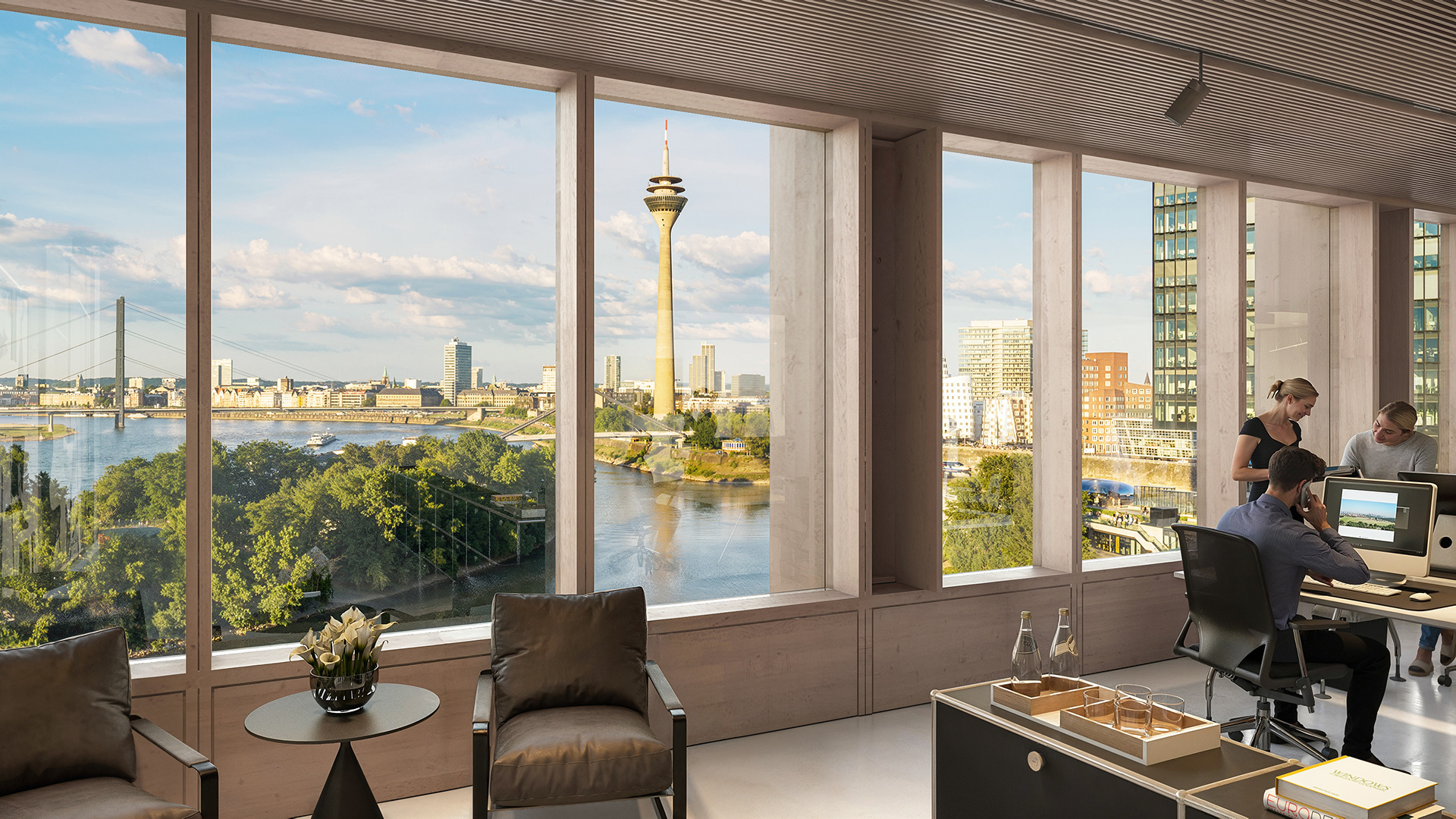 PIER ONE DÜSSELDORF  /  © CHRISTOPH INGENHOVEN