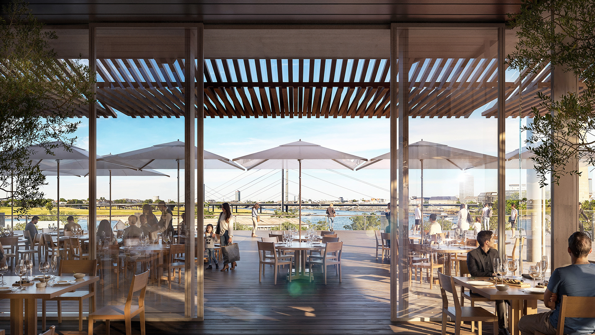 PIER ONE DÜSSELDORF  /  © CHRISTOPH INGENHOVEN