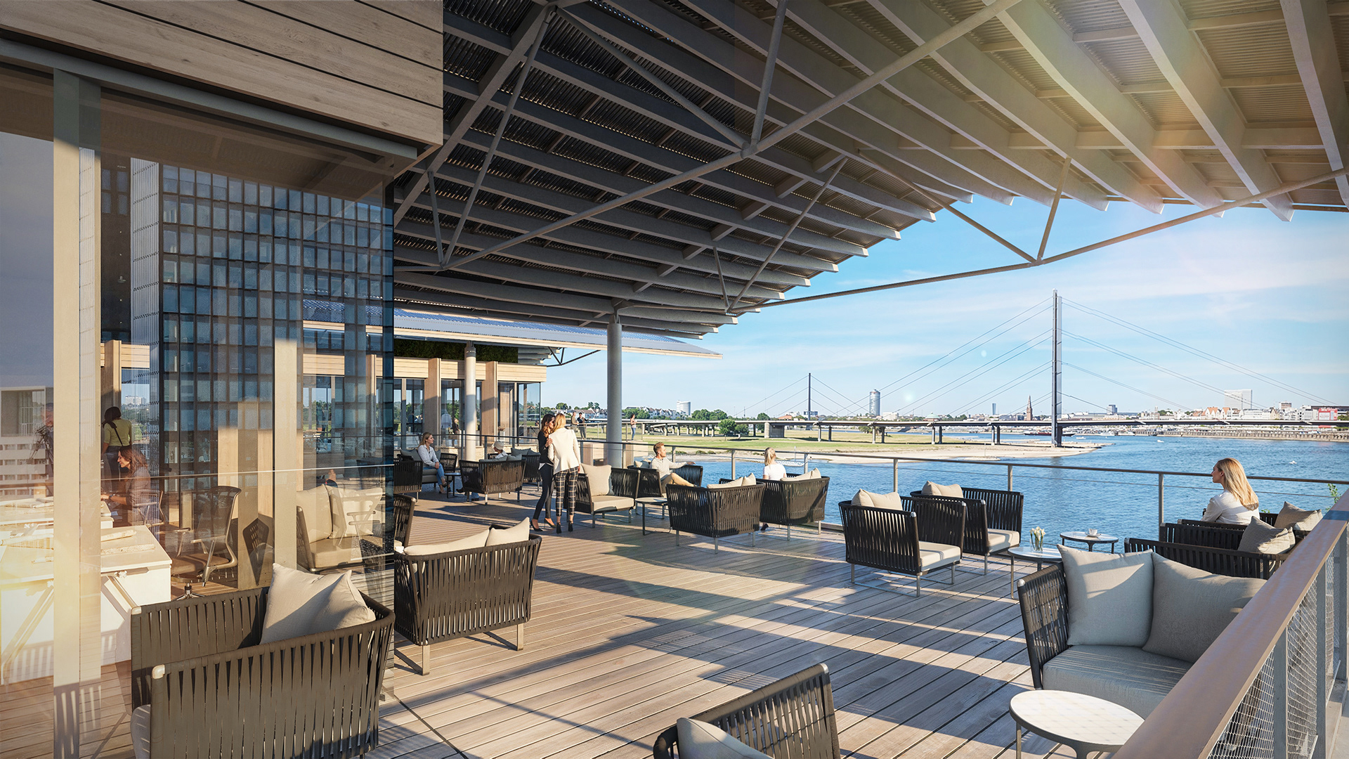 PIER ONE DÜSSELDORF  /  © CHRISTOPH INGENHOVEN