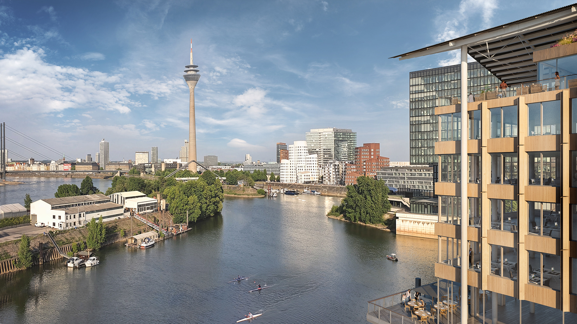 PIER ONE DÜSSELDORF  /  © CHRISTOPH INGENHOVEN