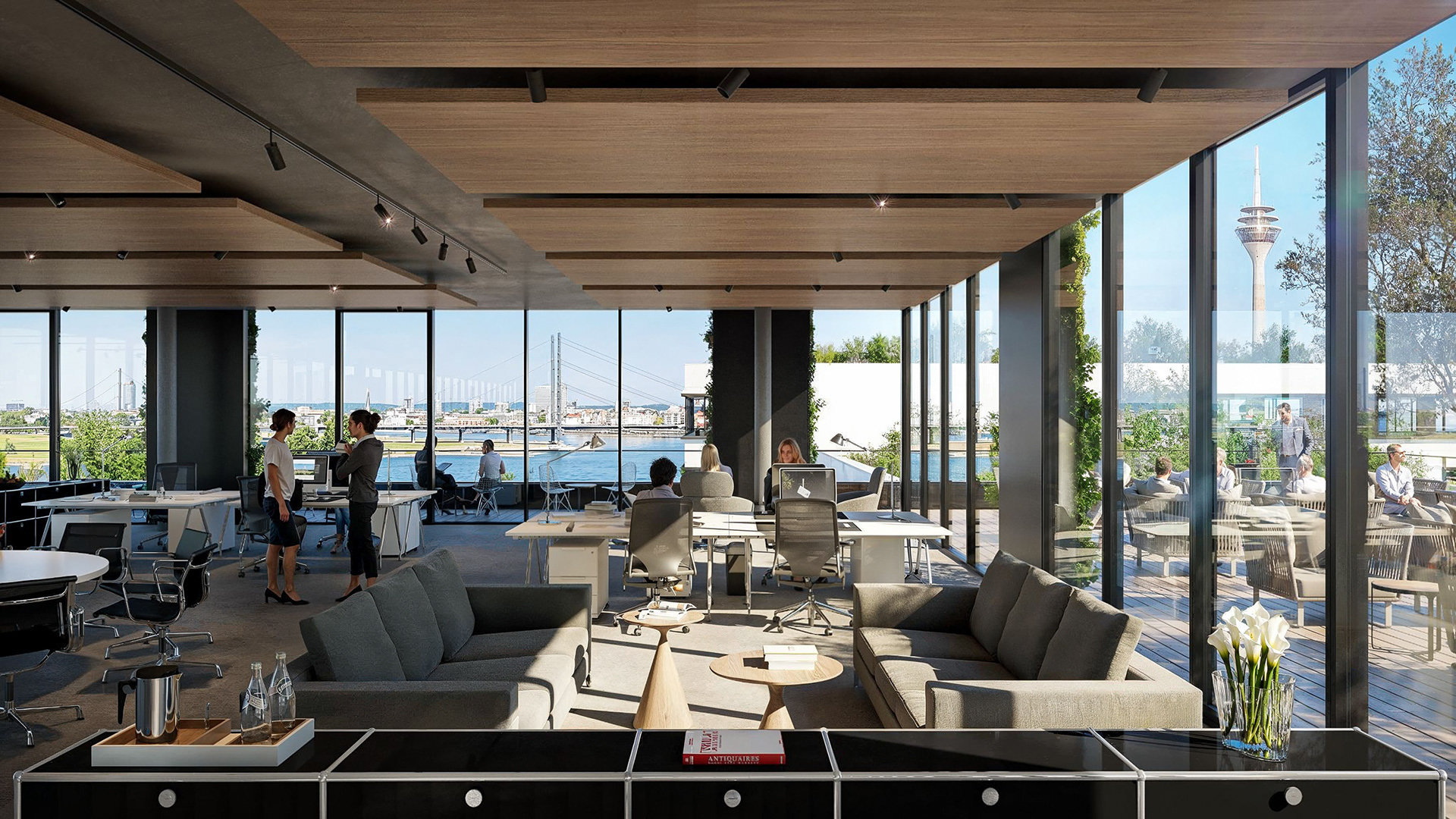 PIER ONE DÜSSELDORF  /  © CHRISTOPH INGENHOVEN