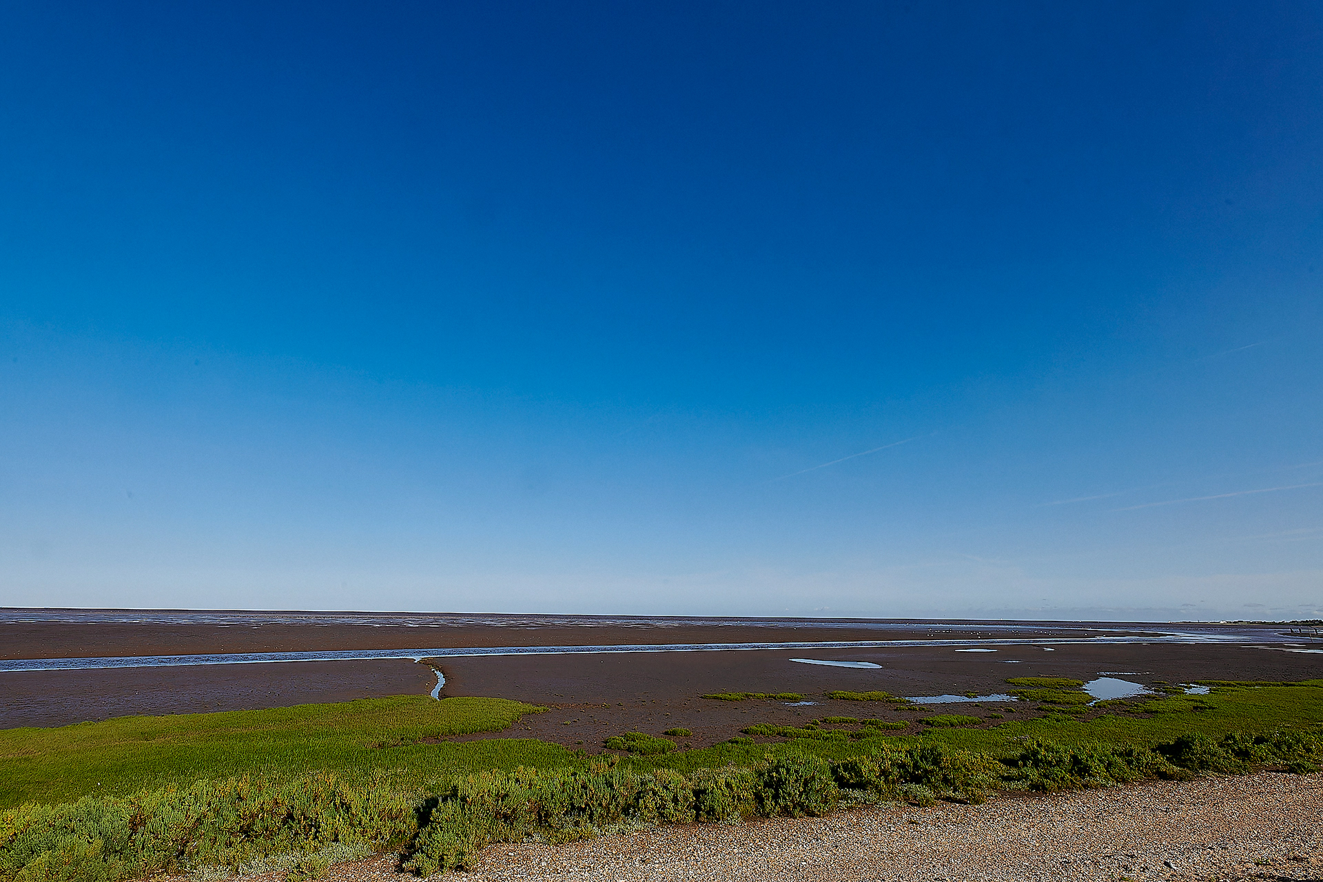 Snettisham Beach at low tide 08/21