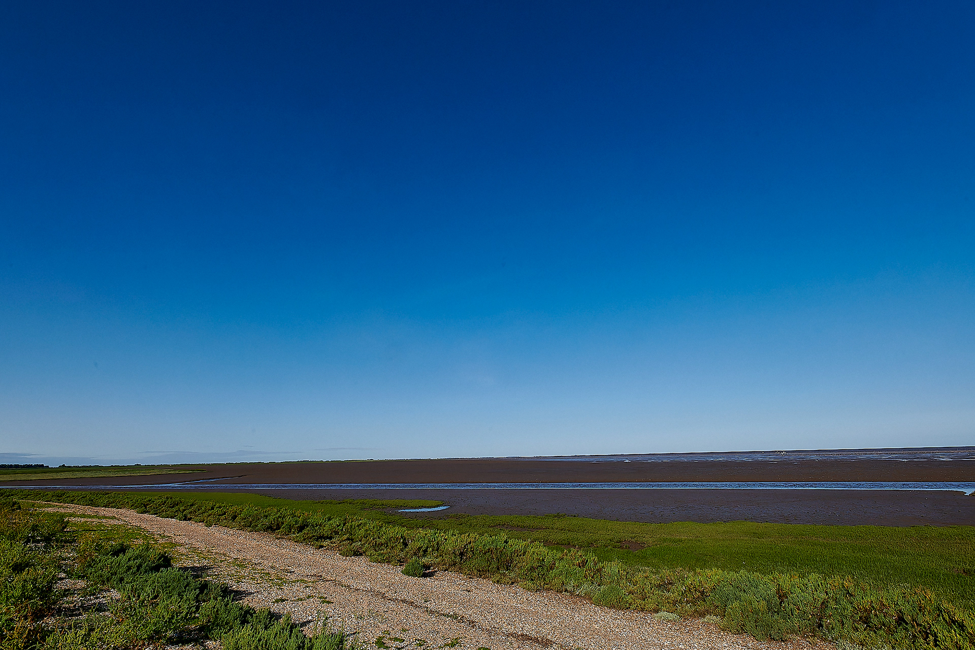 Snettisham Beach at low tide 08/21