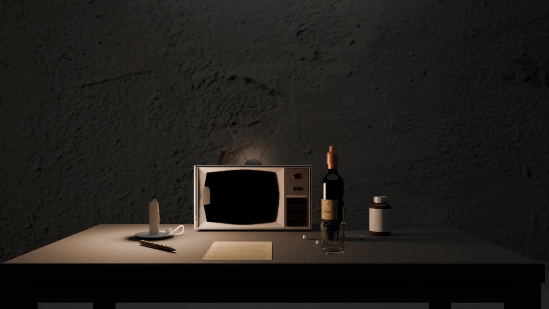 Scene made in Maya