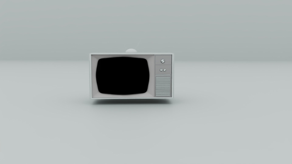 Low Poly Tube TV