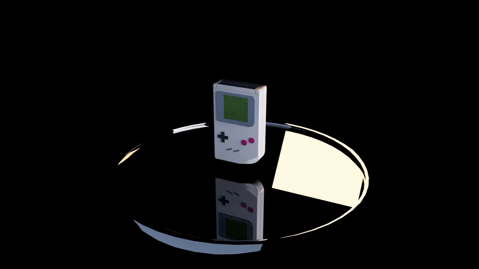 GameBoy modeled in Maya and Substance Painter