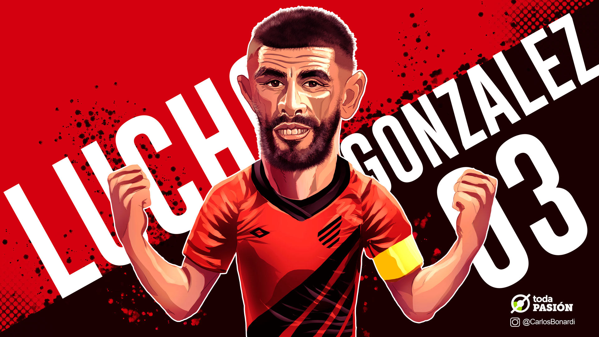 Lucho González Illustration player