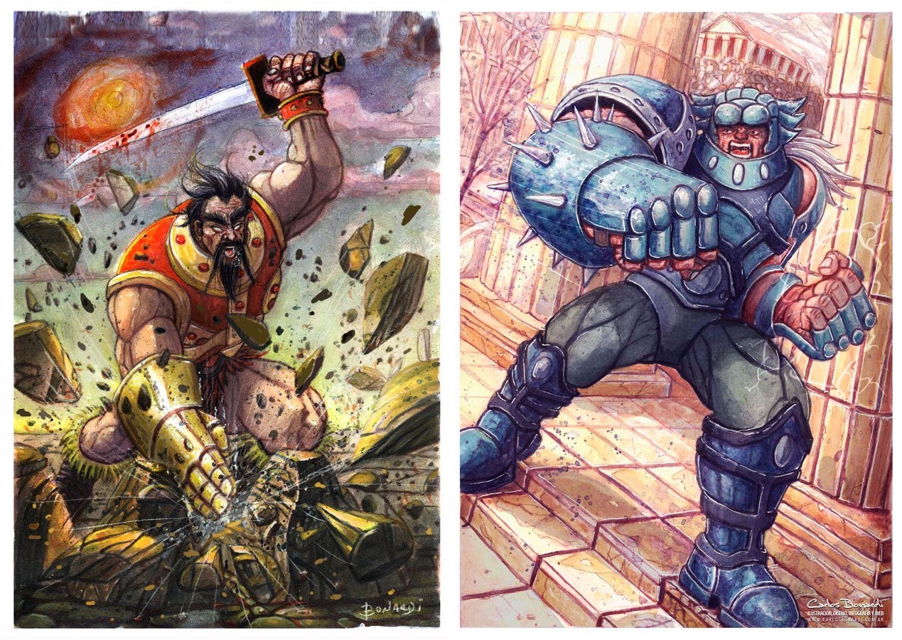 Jitsu of He-man and The Master of the Universe and Algethi of Saint Seiya.