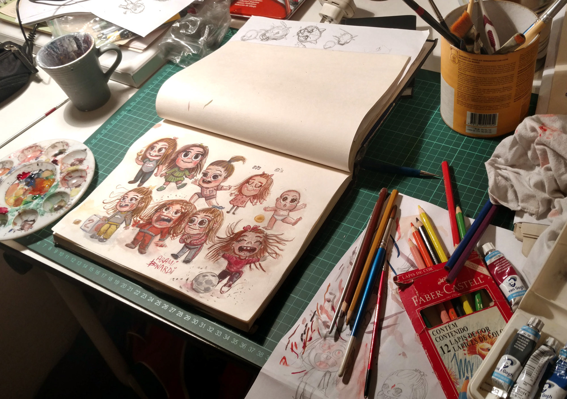 Sketches - Looking the character