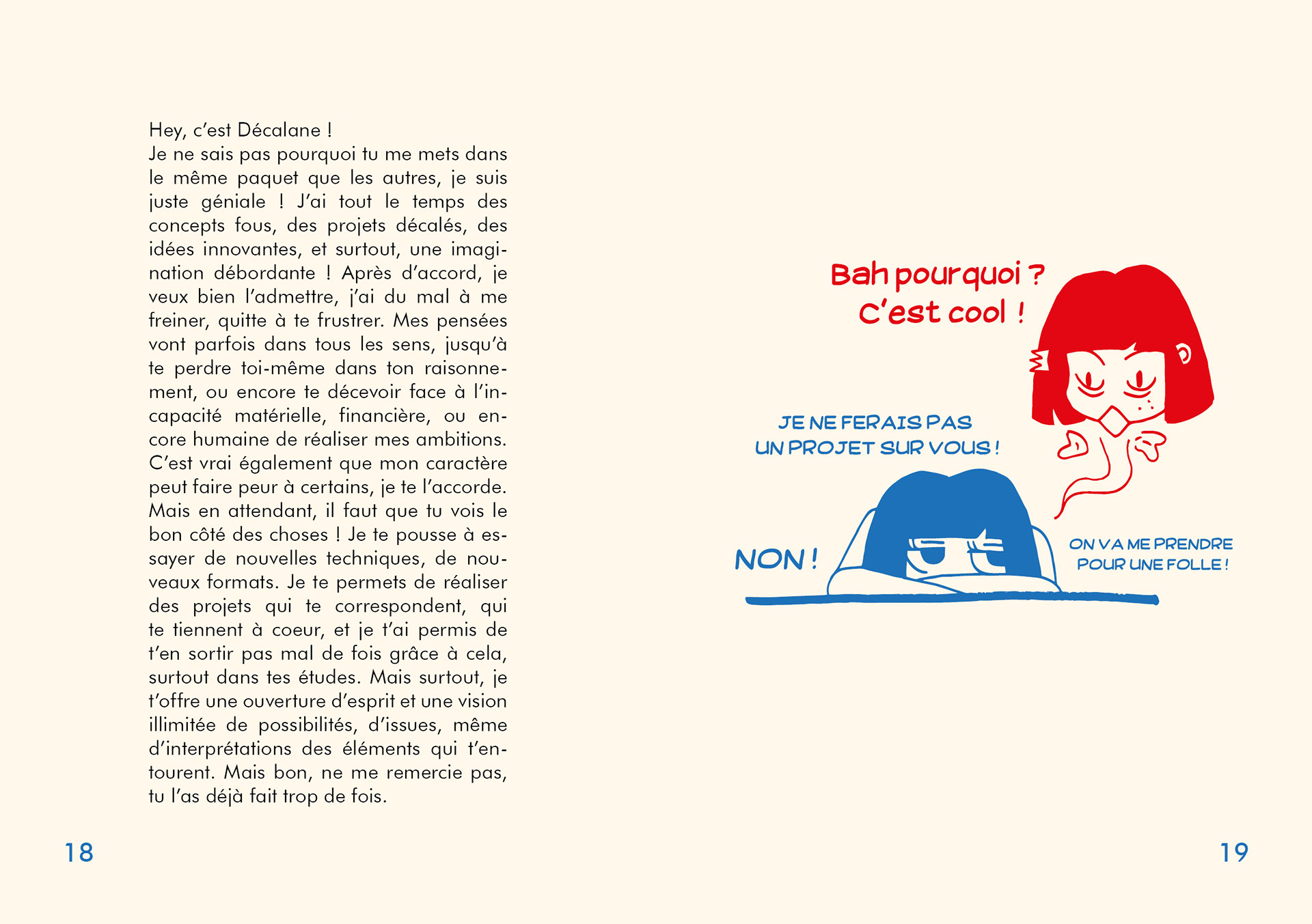 Double page au sein de la micro-édition