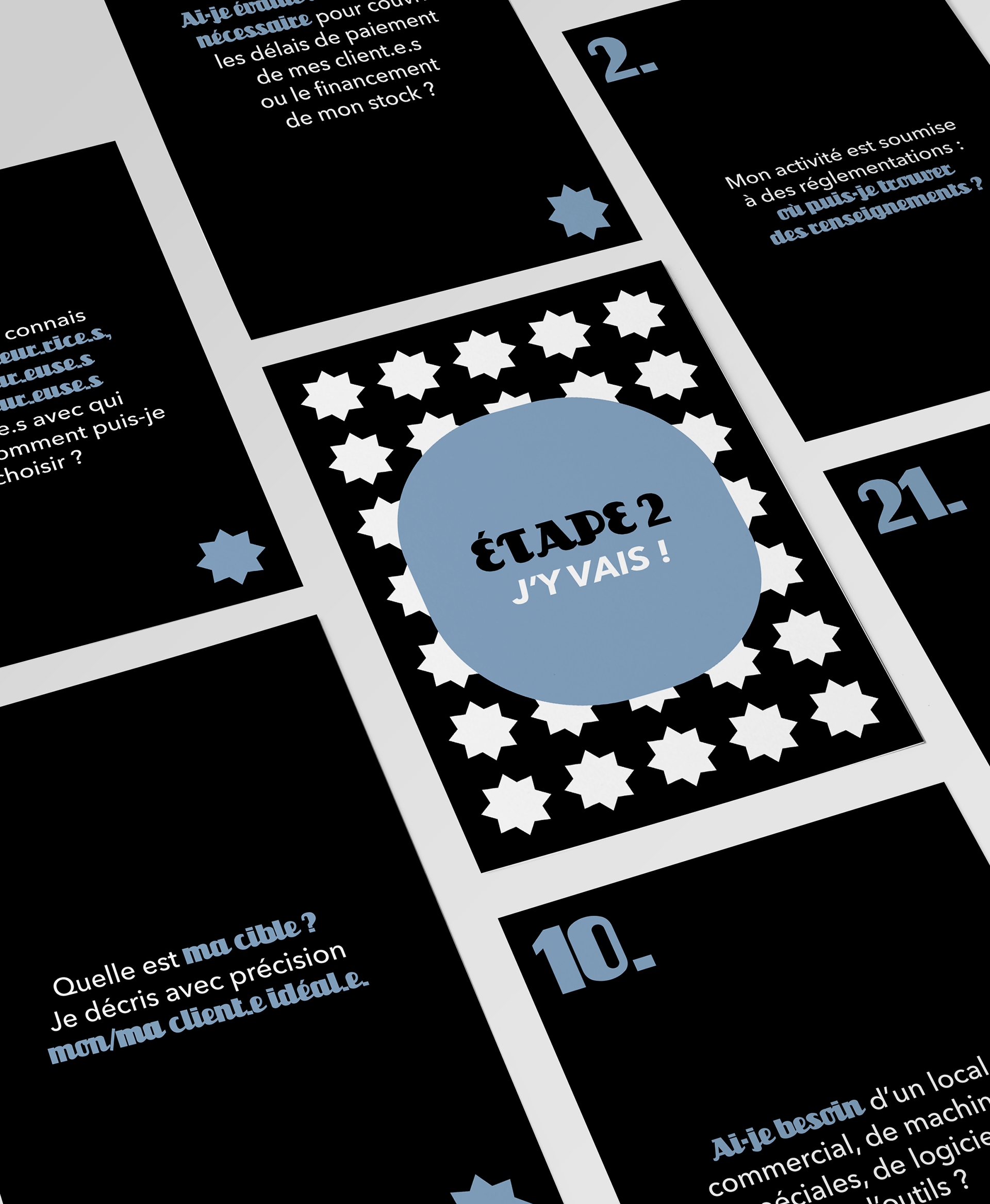 Mise en situation des cartes l'Étape 2