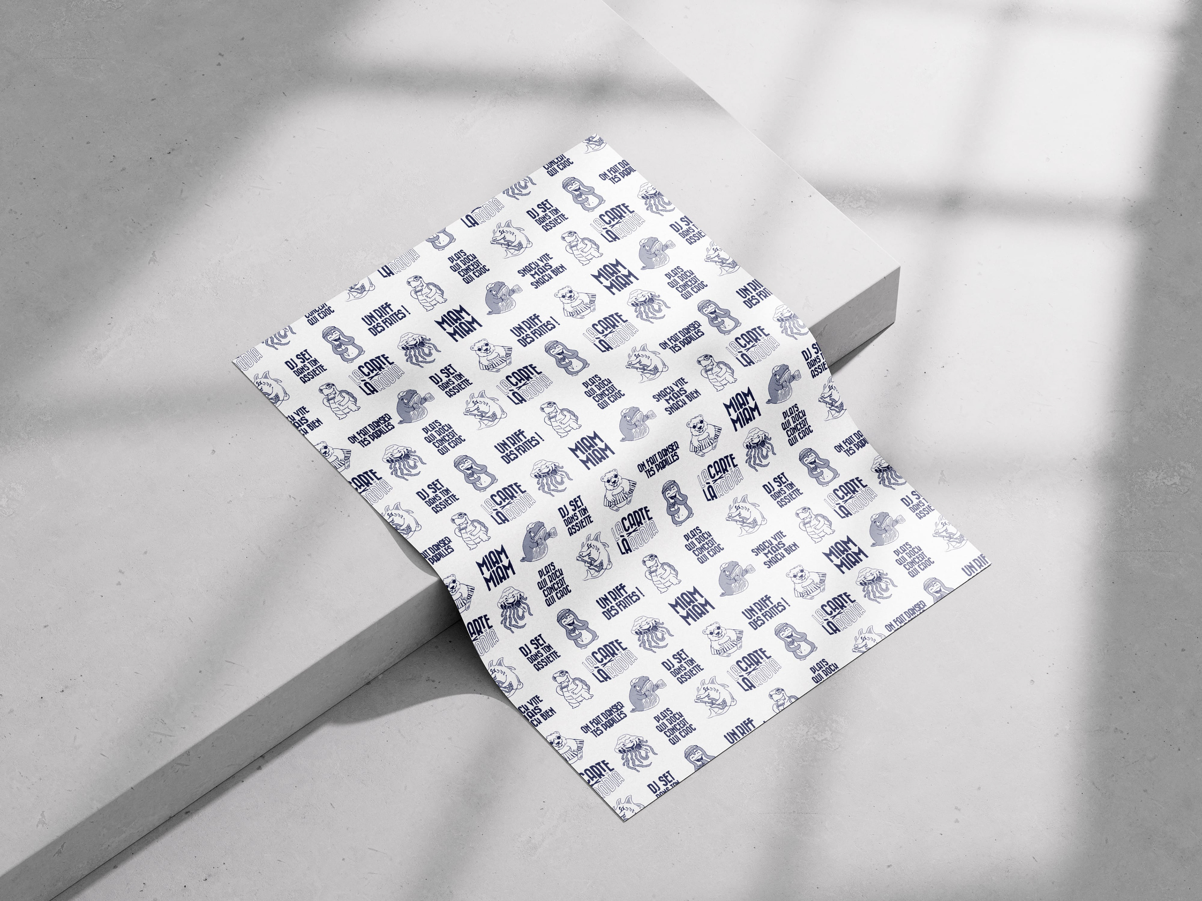 Mockup - Papier Alimentaire