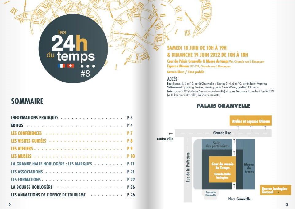 Livret de présentation de l'évènement