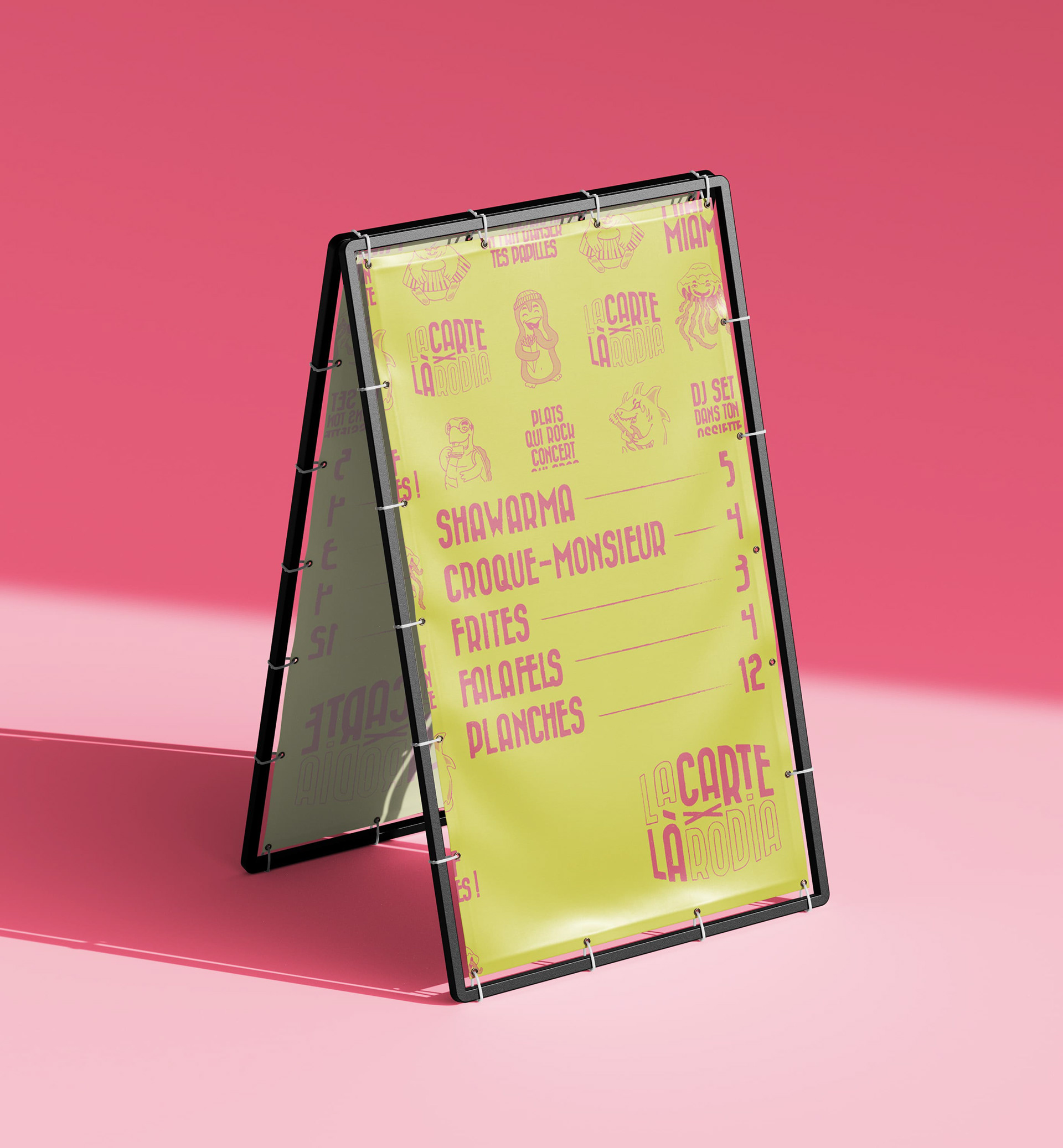 Mockup - Présentoire menu
