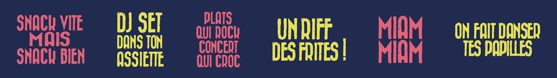 Ensembles des slogans de l'identité
