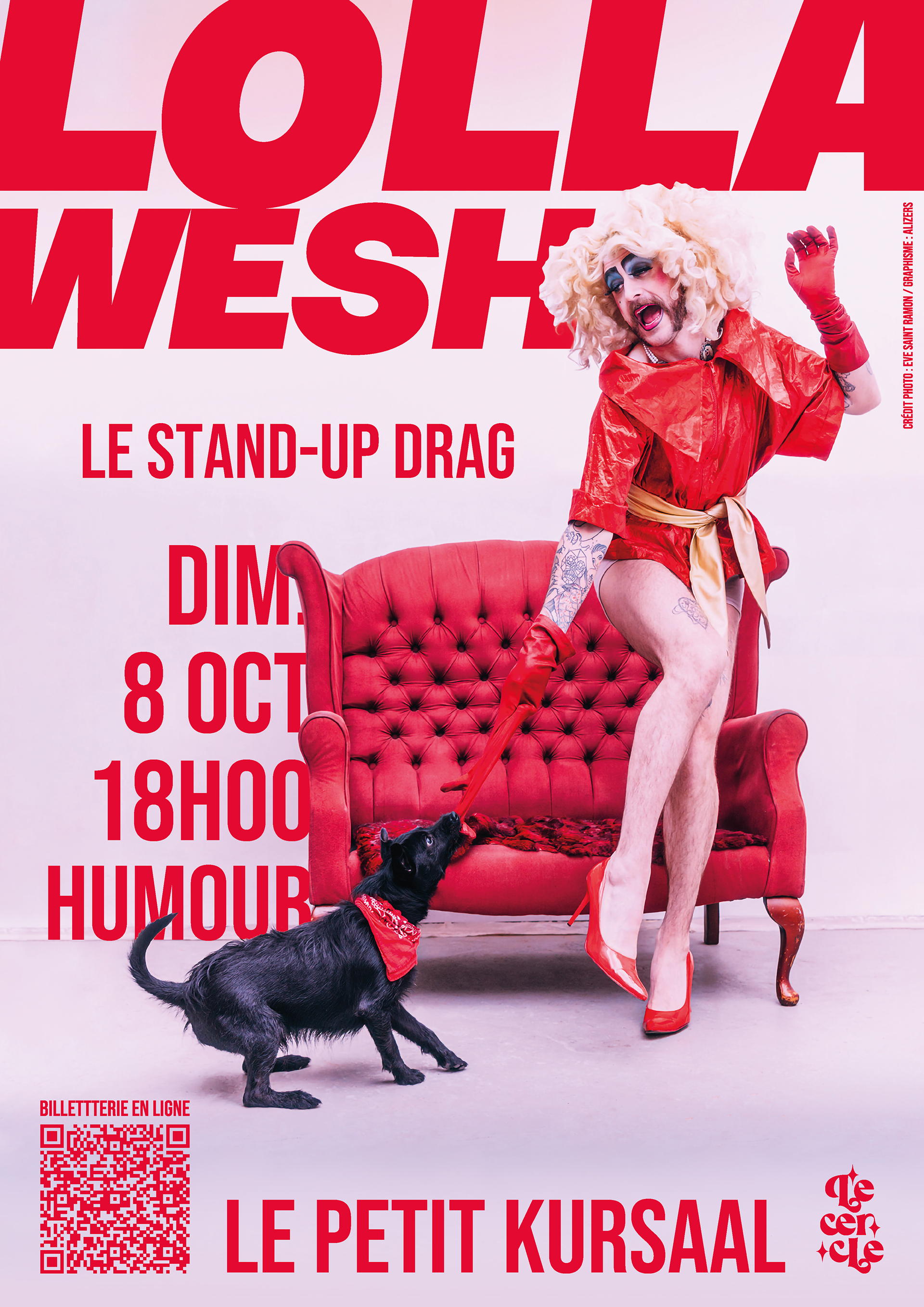 Visuel deuxième étape de campagne soirée stand up Lolla Wesh 2023