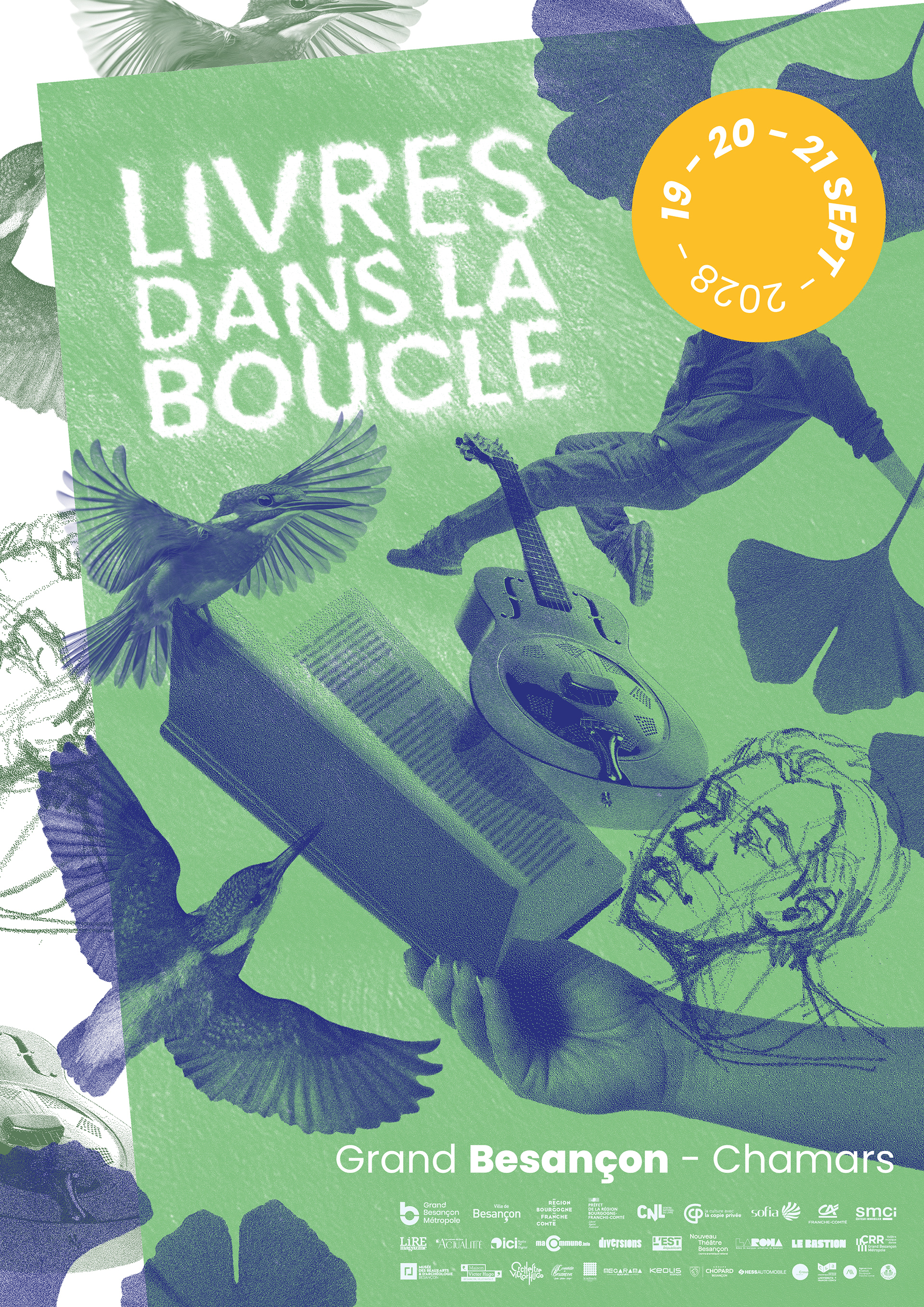Proposition visuel festival Livres dans la boucle Besançon 2025