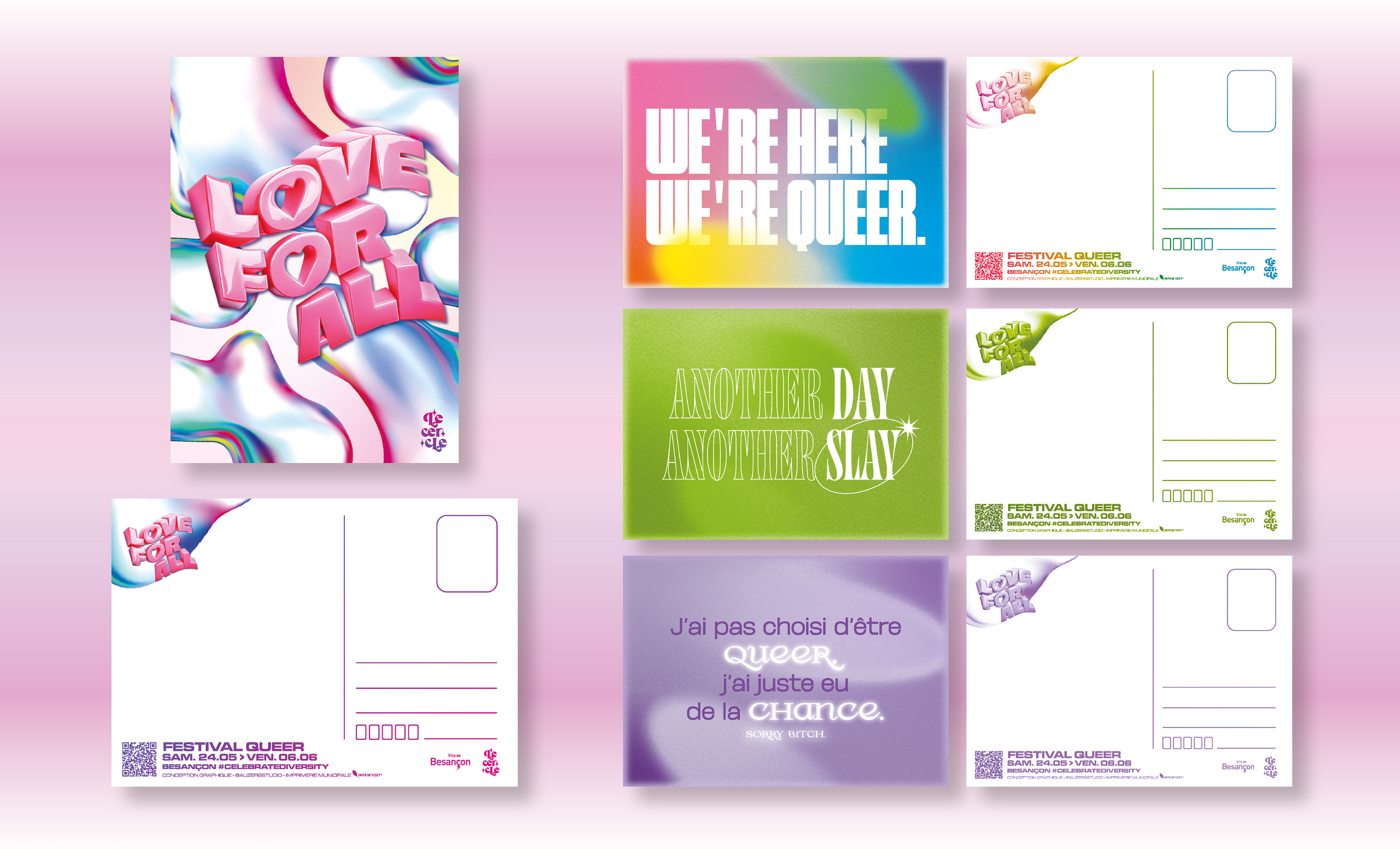 Mockup - Cartes Postales