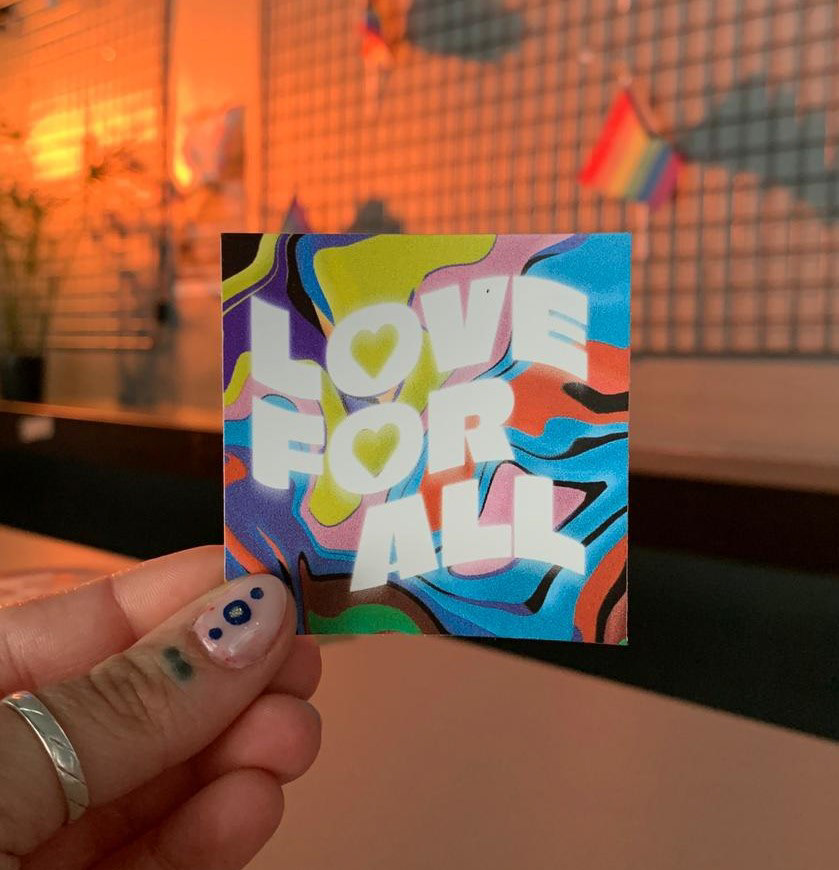 Stickers LOVE FOR ALL