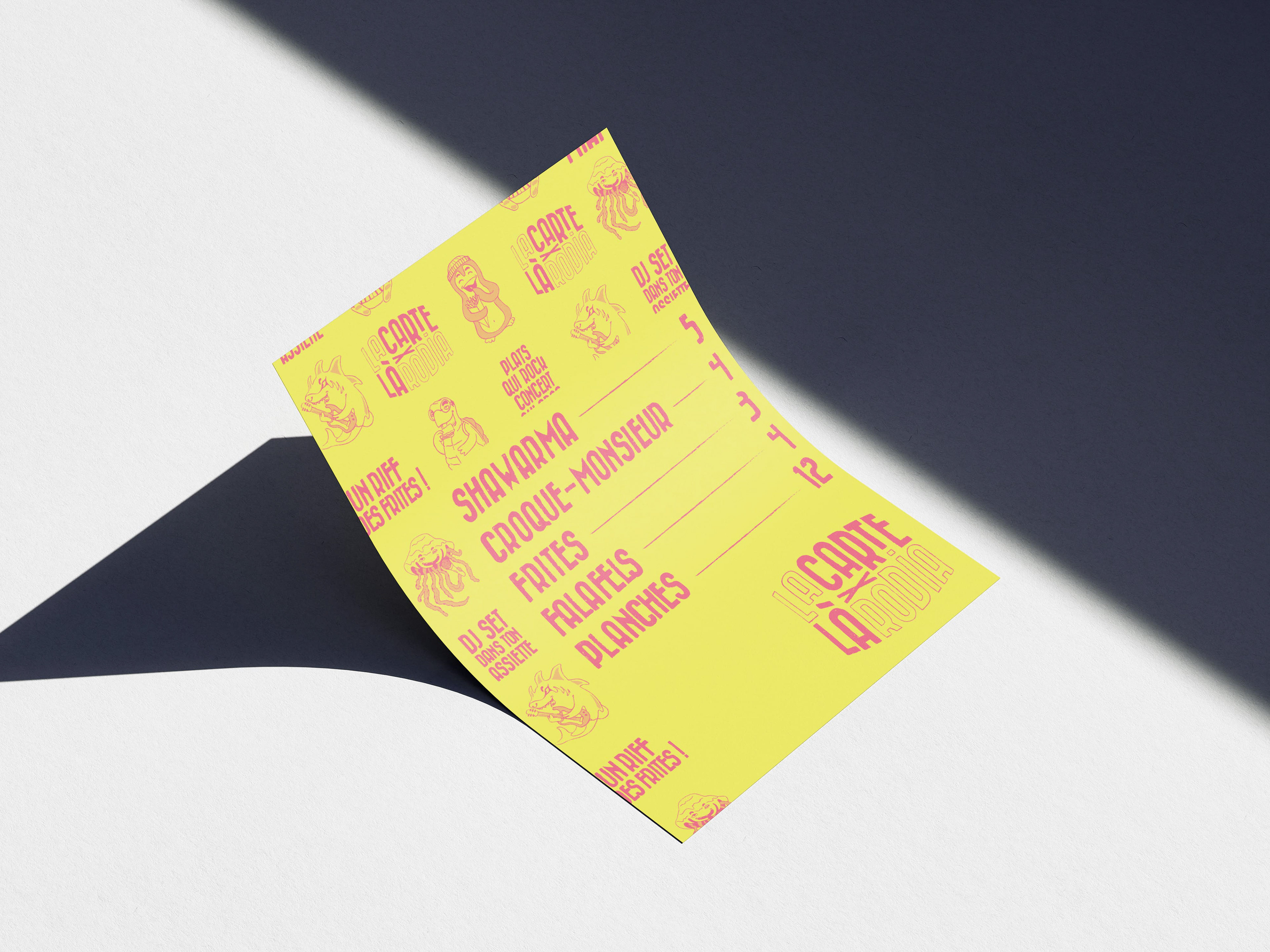 Mockup - Menu A5