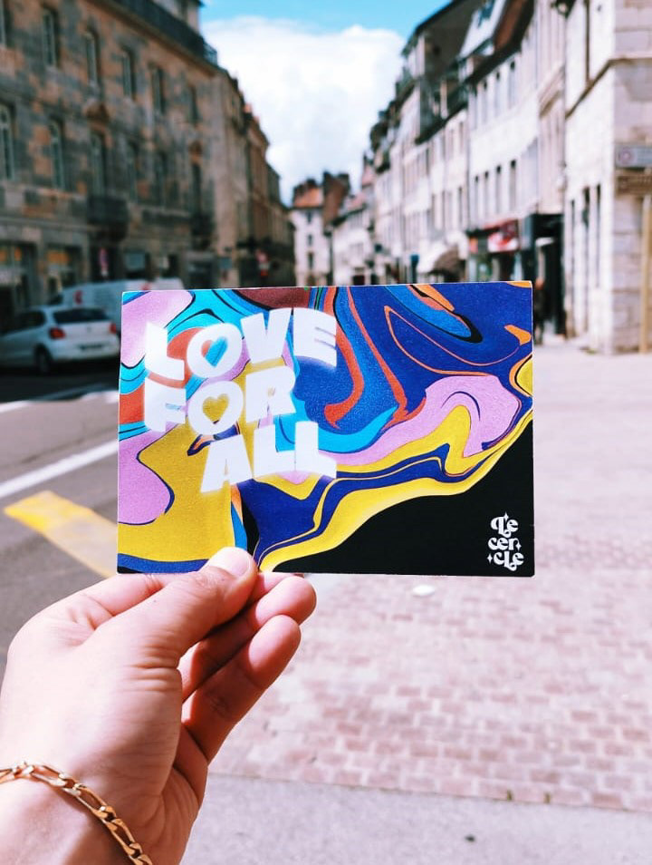 Carte postale LOVE FOR ALL