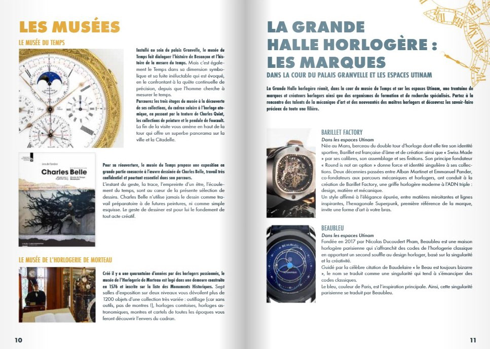 Livret de présentation de l'évènement