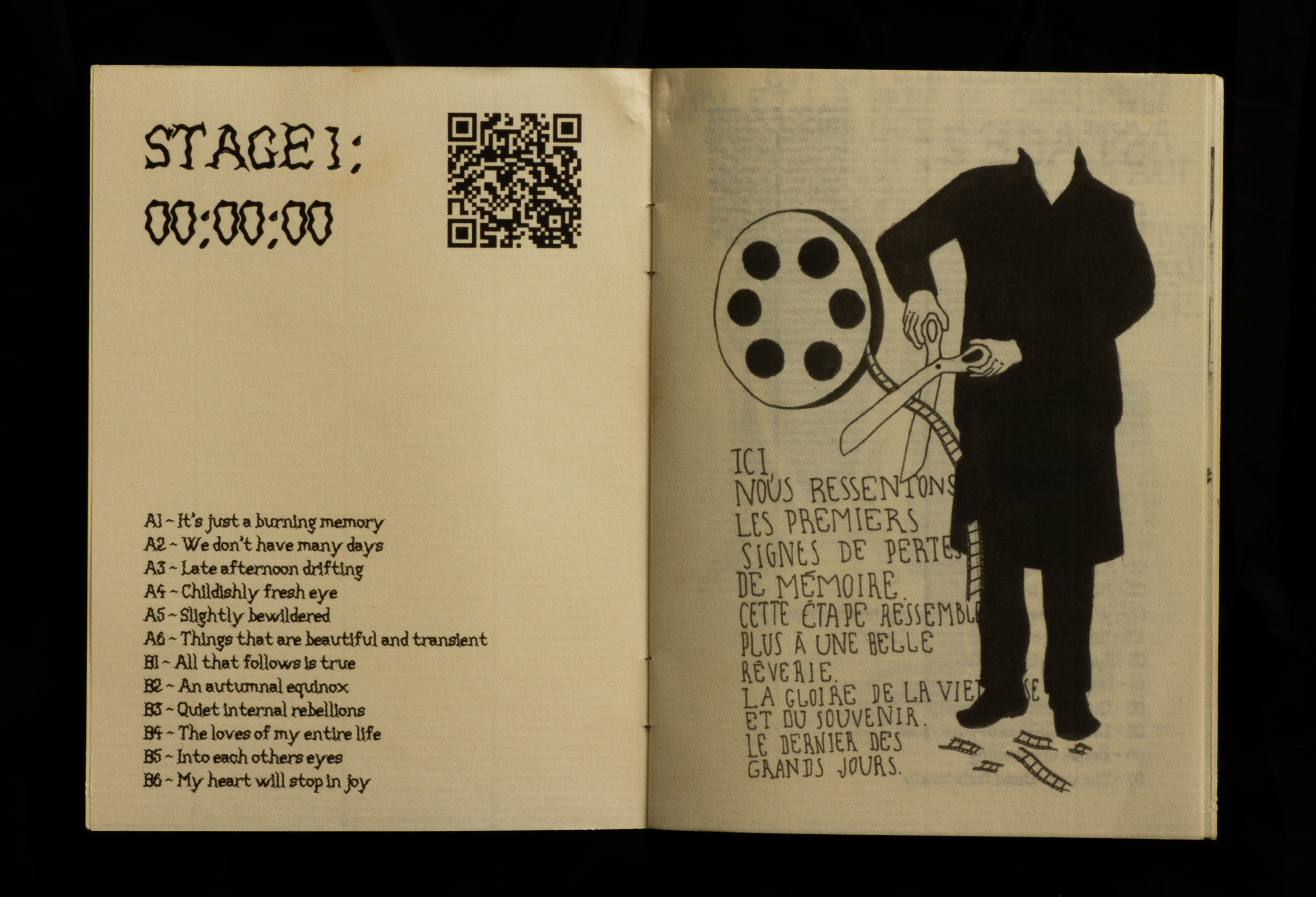 Double page de la micro-édition