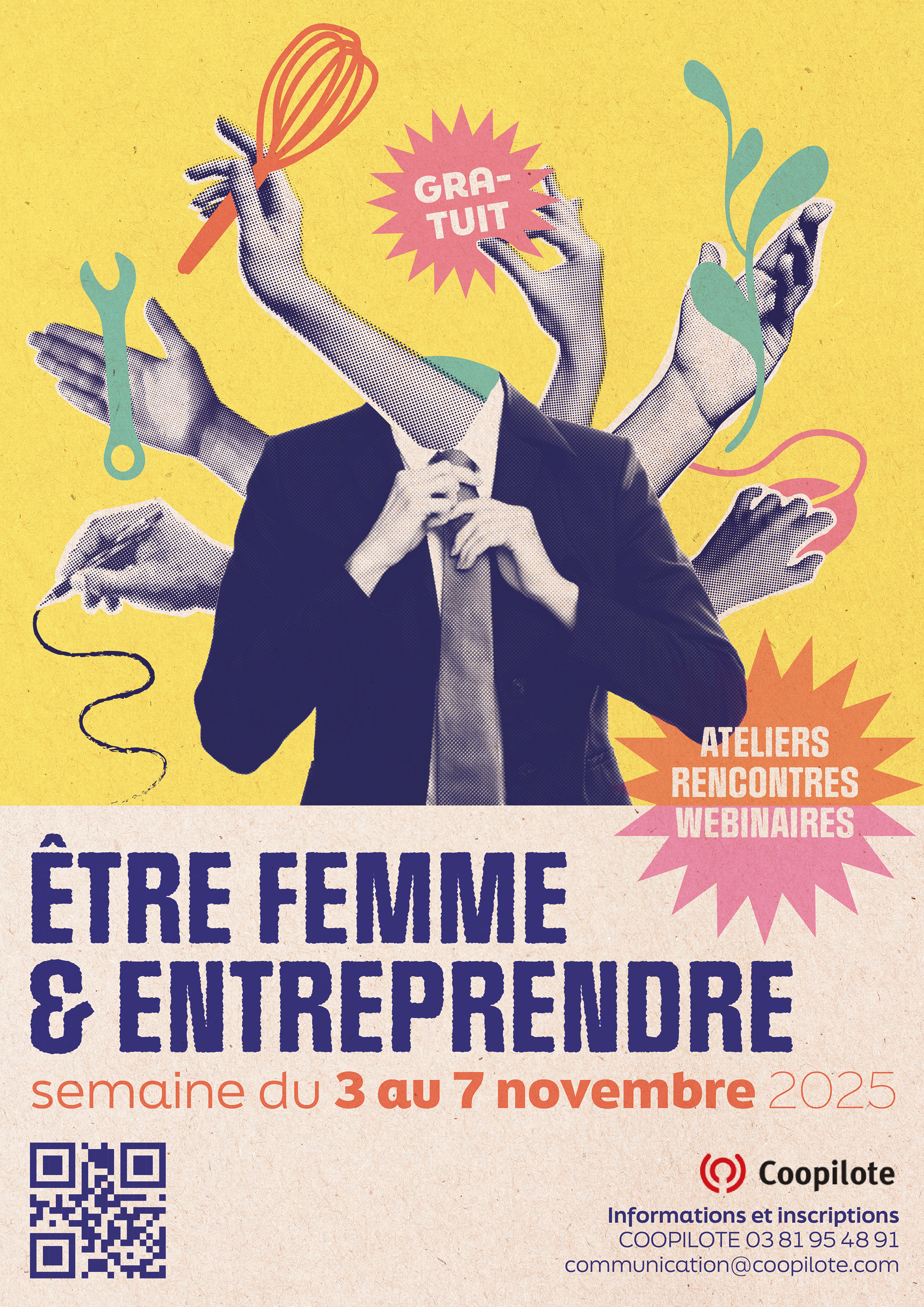 Proposition visuel forum Femme et entreprendre 2025
