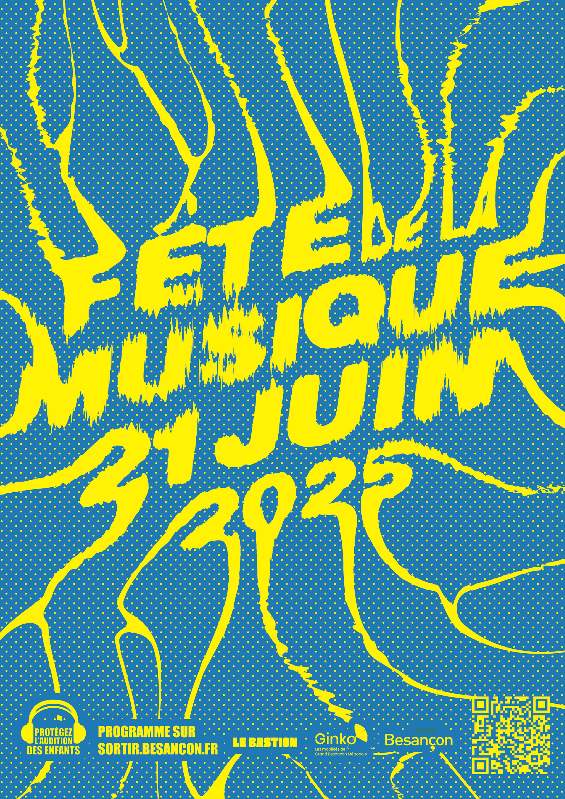 Proposition visuel Fête de la musique Besançon2025