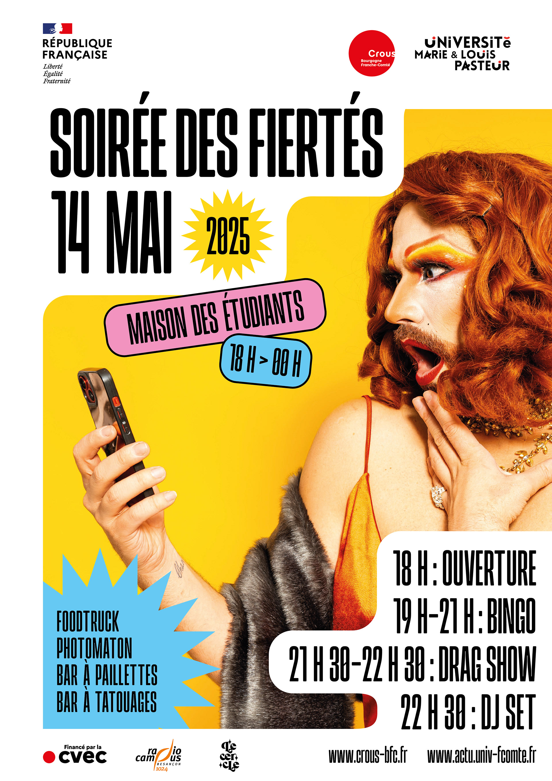 Proposition visuel soirée de l'université de Besançon 2025