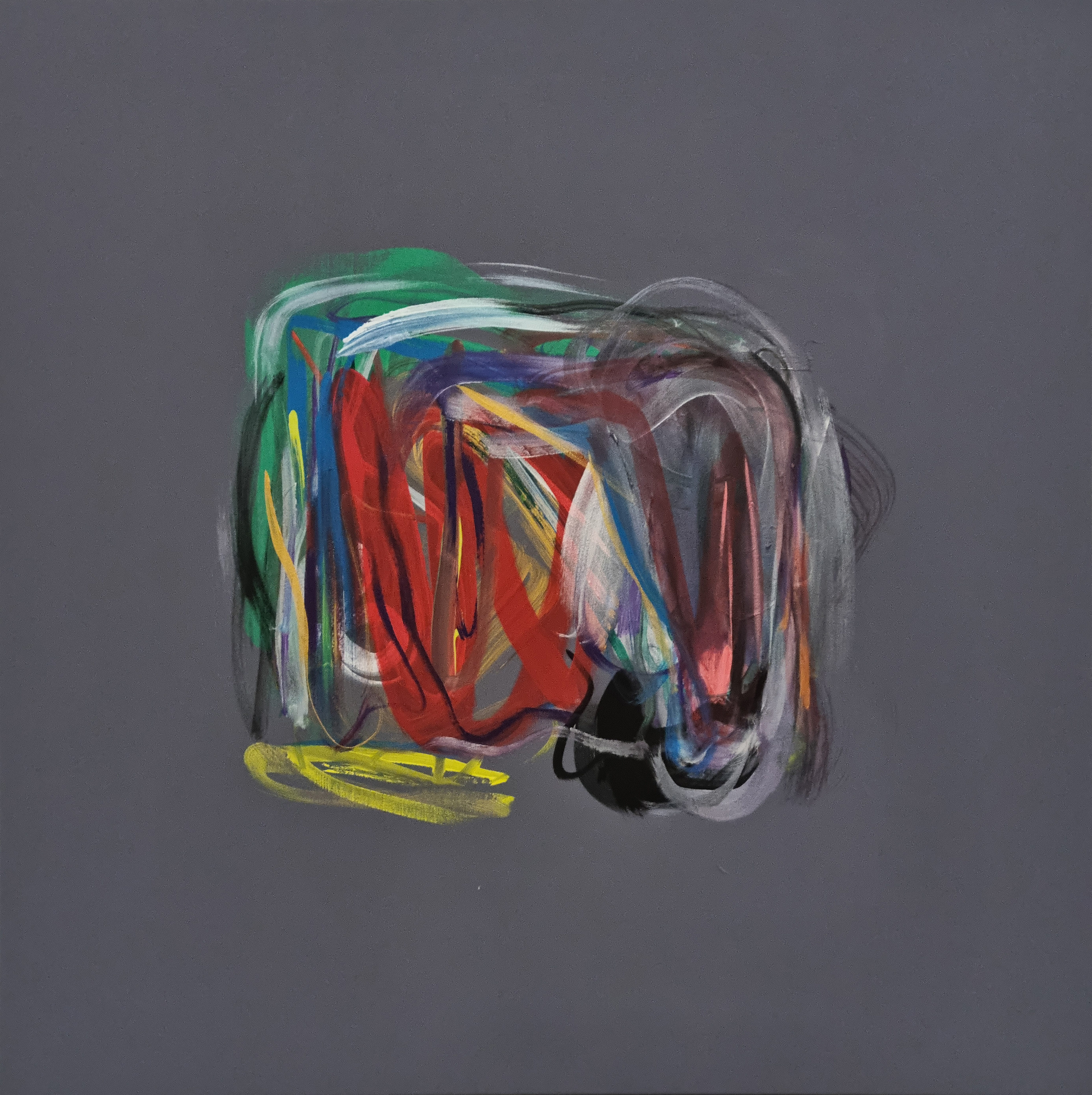 Gris 100, 100x100 cm, 2025