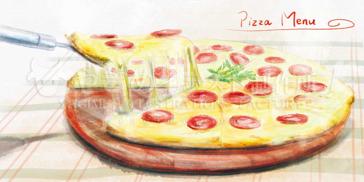 ピザのイラスト
